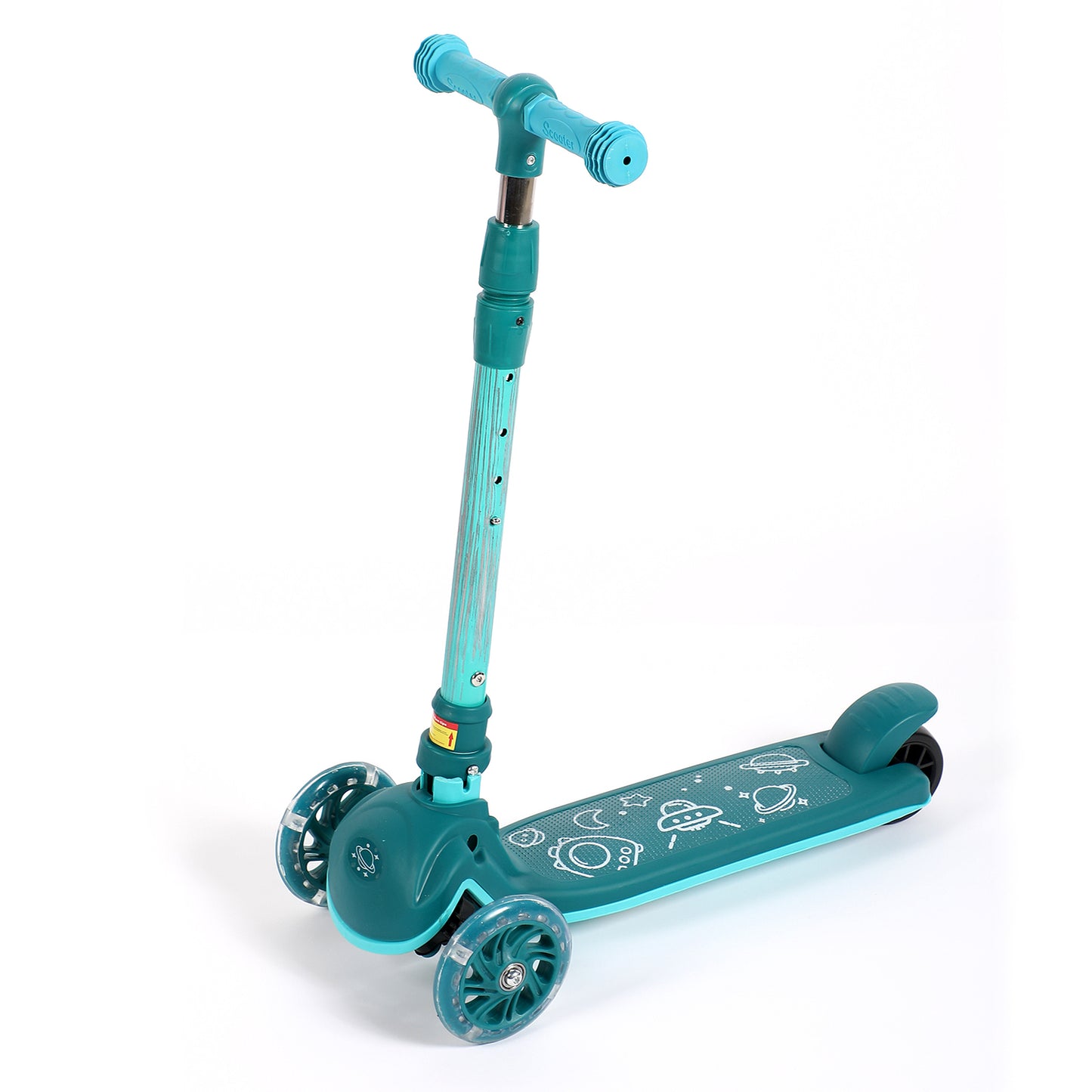 Child's Kick Scooter with Adjustable Handlebar and Safety Brake, for Ages 3-10