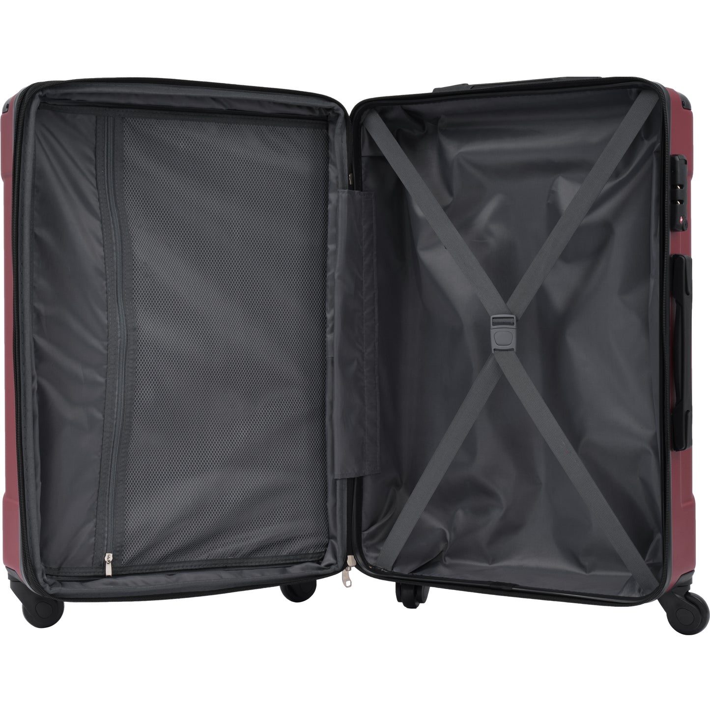 Hardshell Luggage Spinner Suitcase with TSA Lock Lightweight Expandable 28'' (Single Luggage)