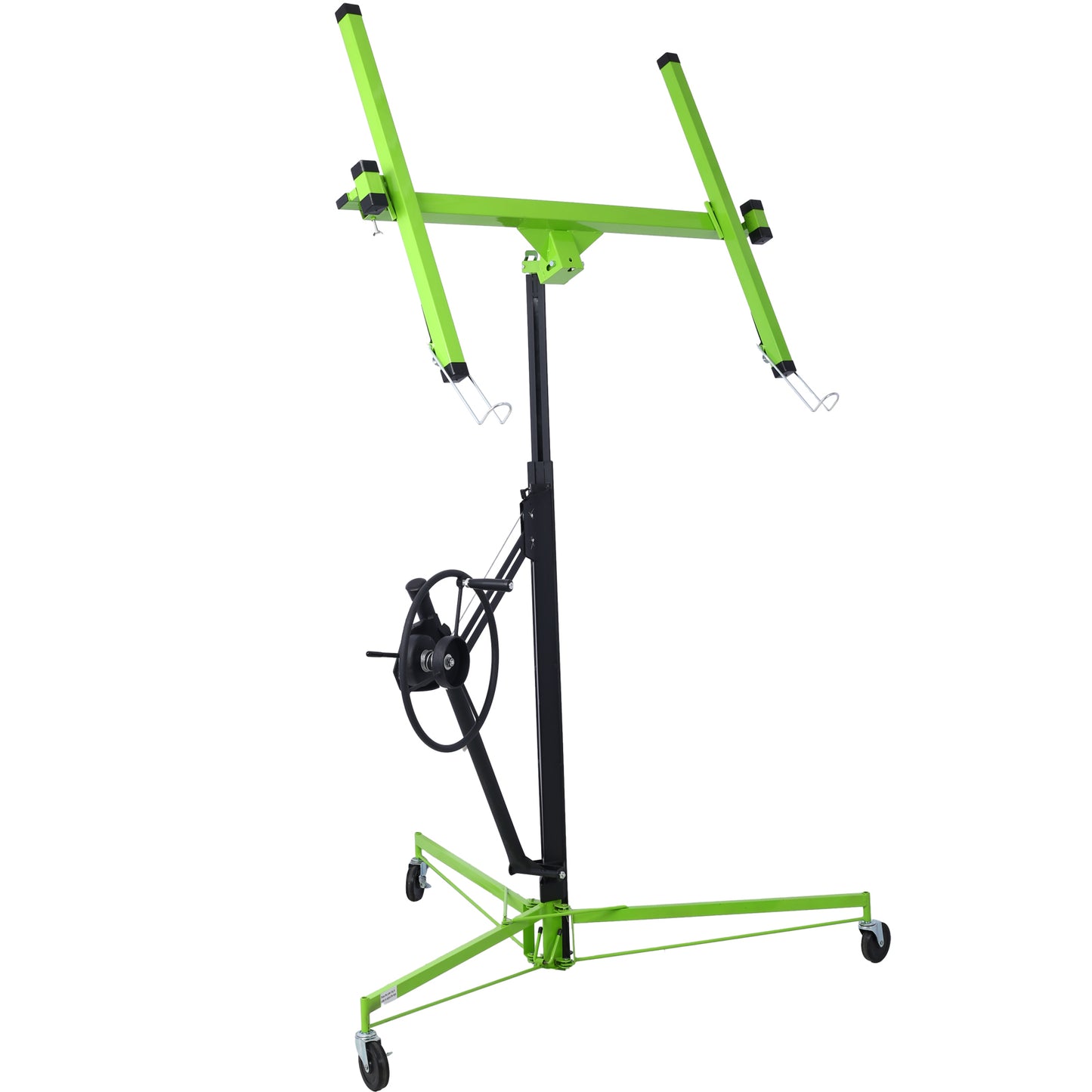 Drywall Lift Panel 11' Lift Drywall Panel Hoist Jack Lifter,GREEN+BLACK