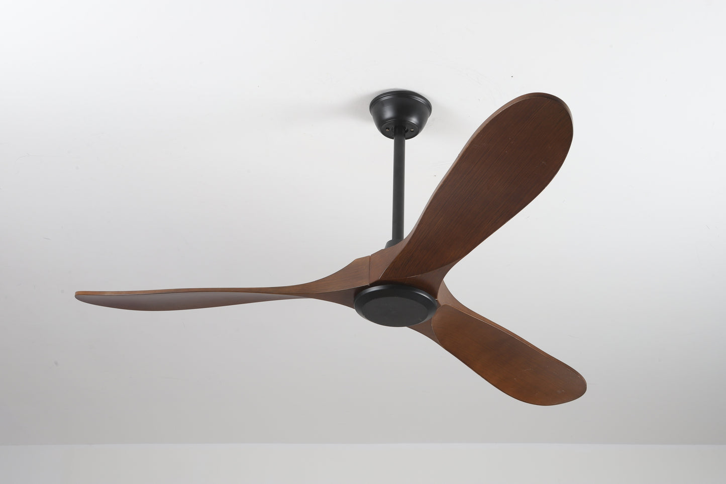 56 Black Ceiling Fan with Remote Control and DC Motor - Elegant and Efficient Option