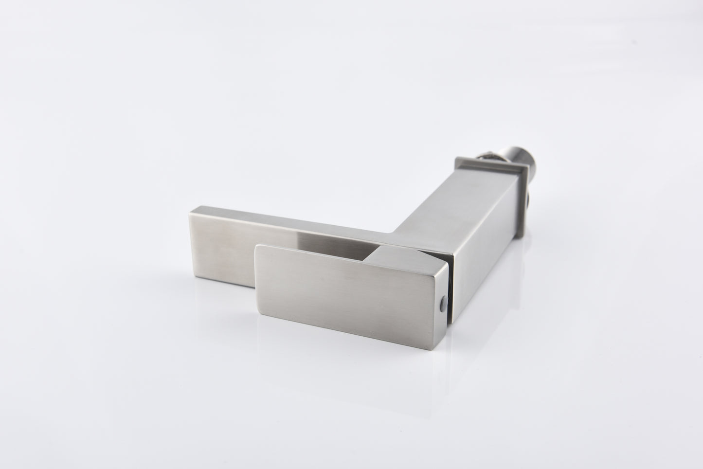 Waterfall Spout Stainless Steel Single Handle Vanity Sink Faucet