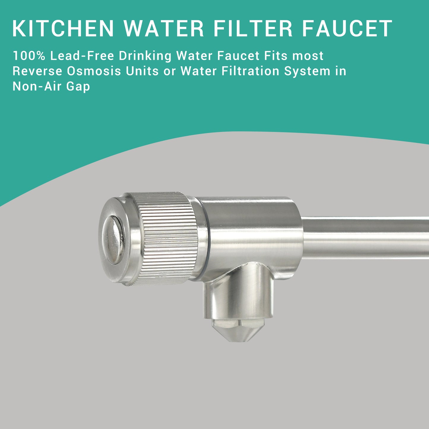 Purifier Kitchen Faucet Drinking Water Faucet, Pull Down Water Filter Kitchen Sink Faucets (Brushed Nickel)