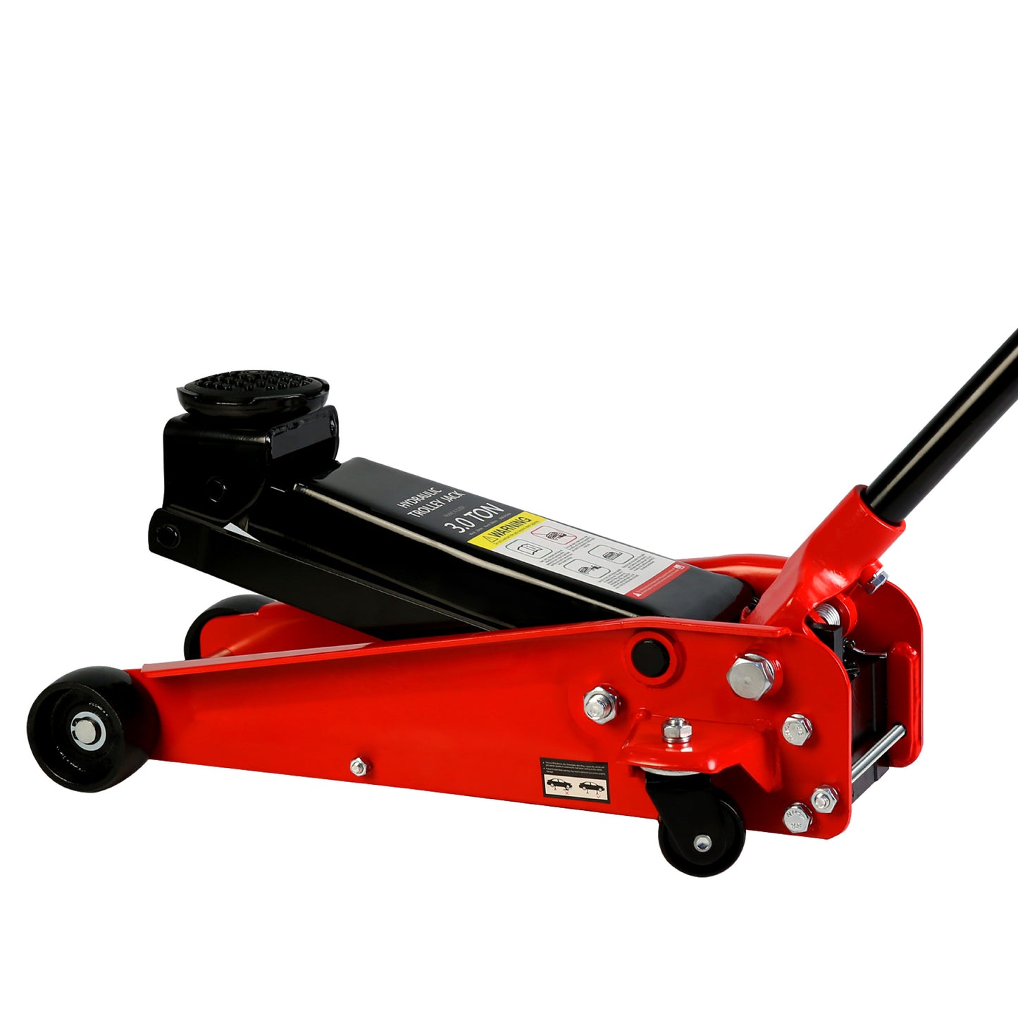 Low Profile Hydraulic Trolley Racing Floor Jack, 3-Ton Capacity