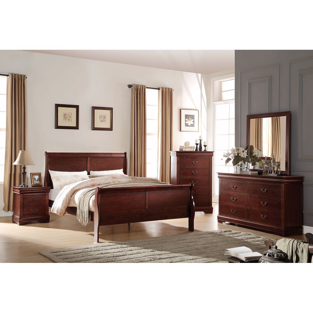 Louis Philippe Queen Bed in Cherry 23750Q