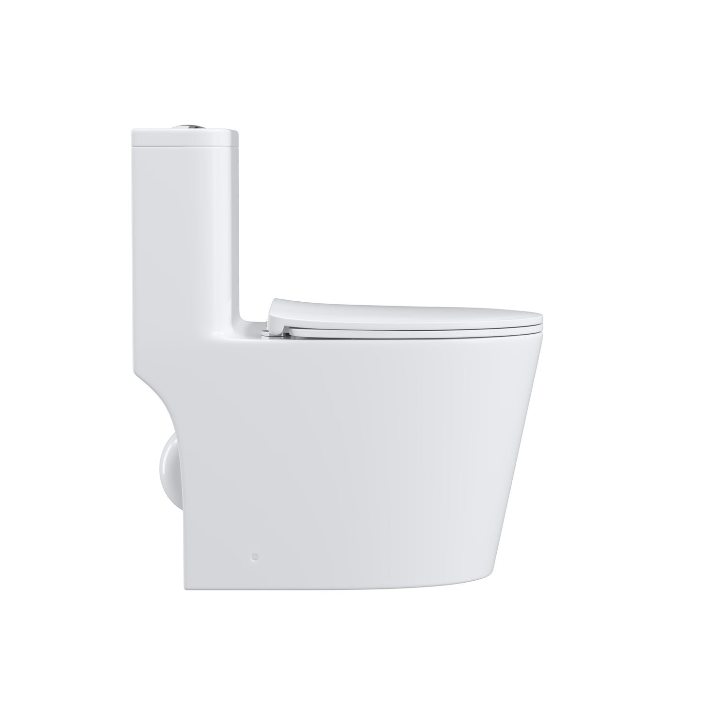 One Piece Dual Flush Elongated Toilet