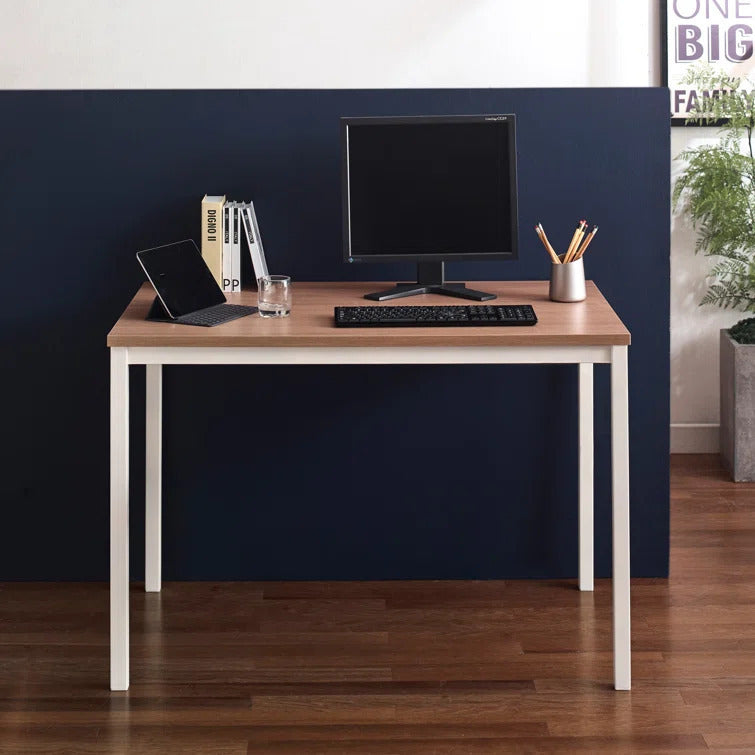 Contemporary Oak Wood and Metal Desk by Harry