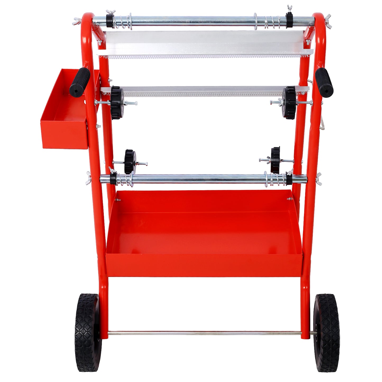 Mobile 18" Multi-Roll Masking Paper Machine with Storage Trays,RED
