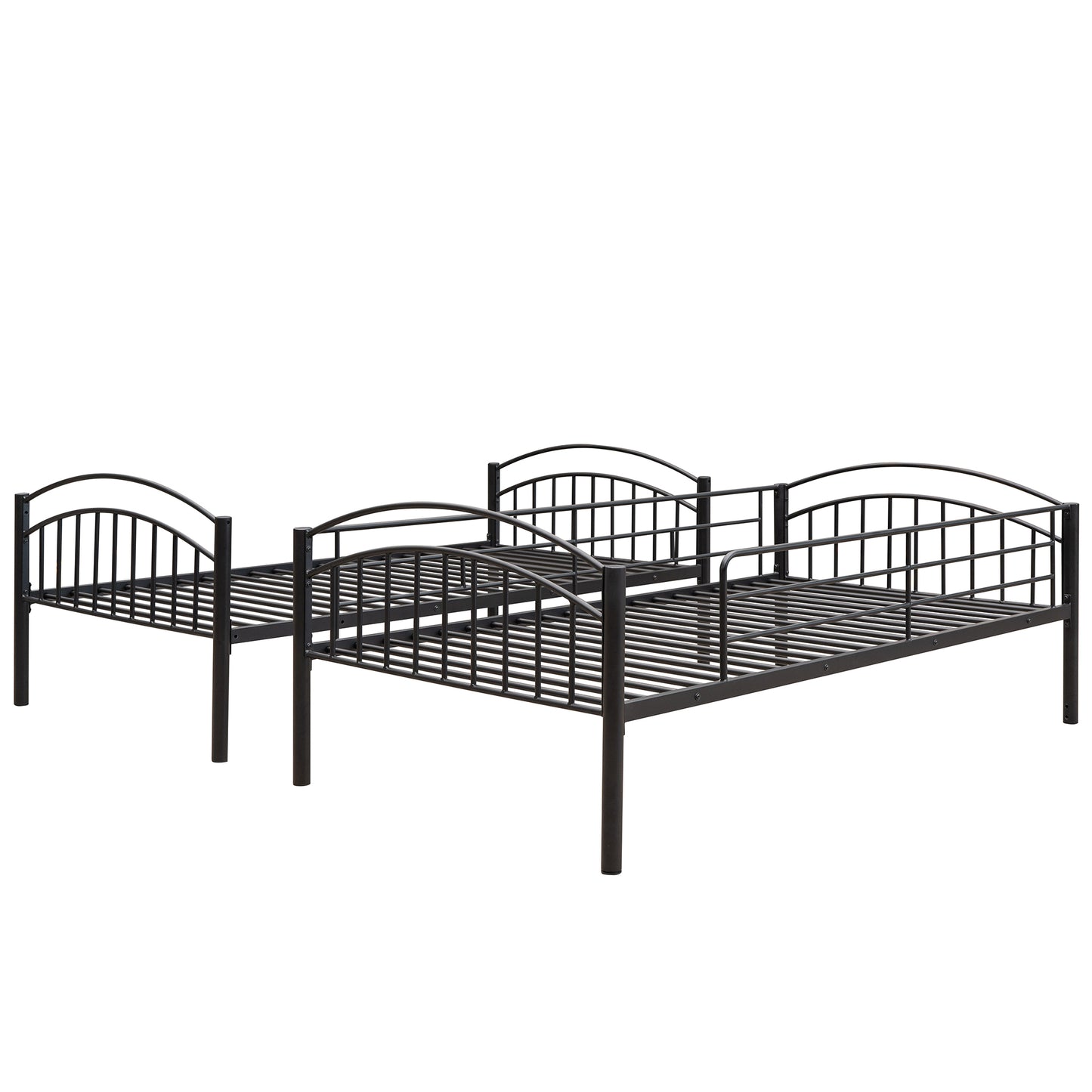 Manhattan Steel Twin Bunk Bed Set (Black)