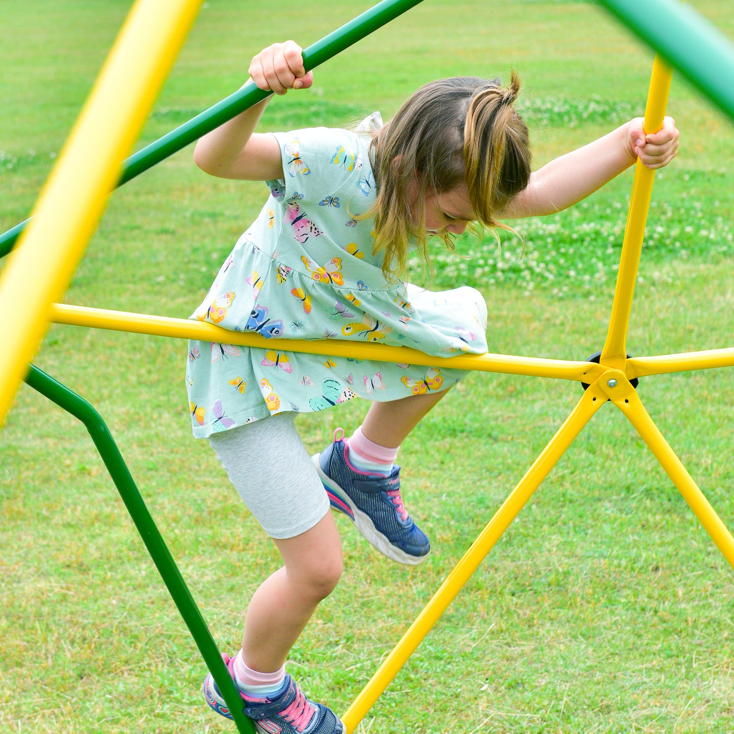 Colorful 12ft Kids Playground Climbing Dome