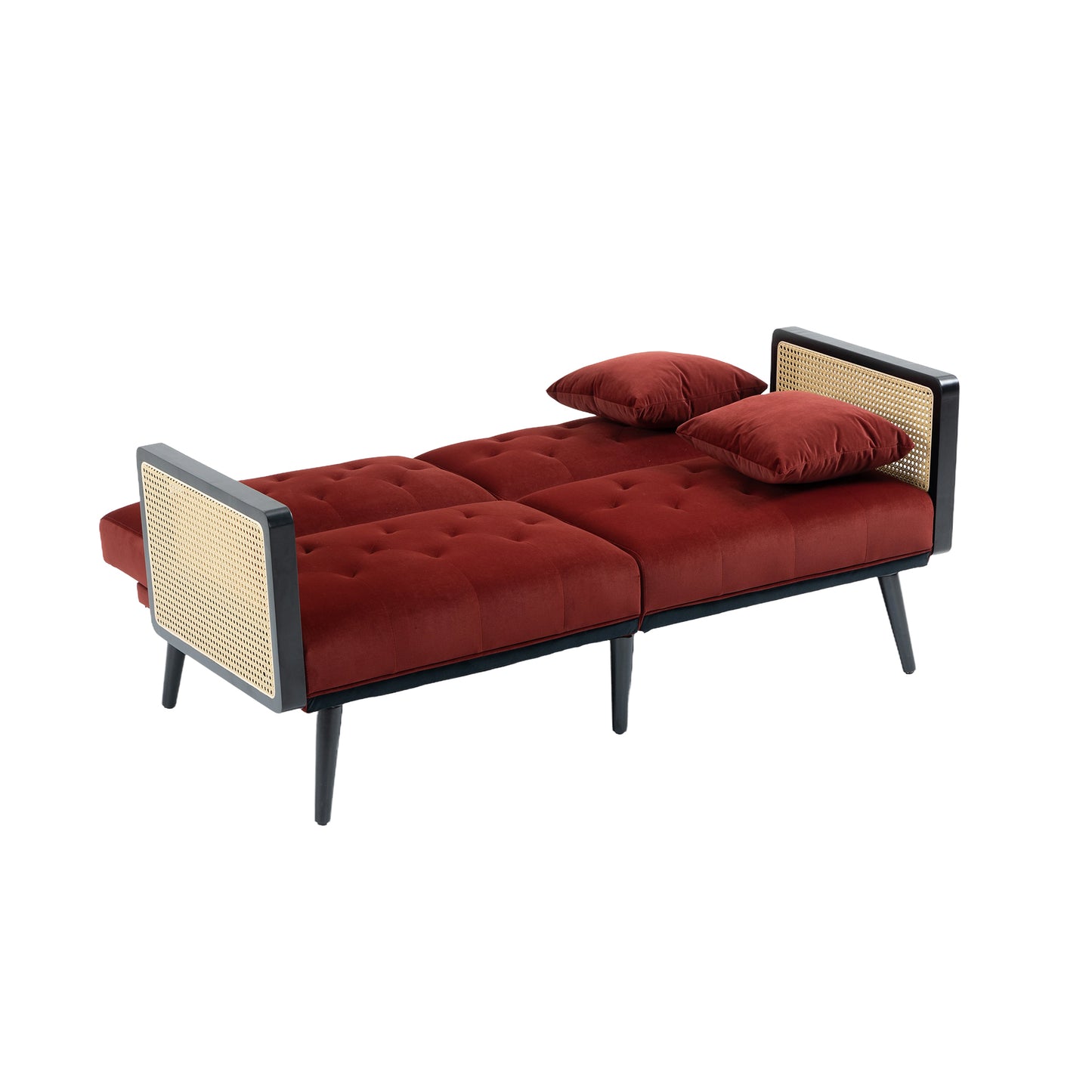 Velvet  Sofa , Accent sofa .loveseat sofa with metal  feet