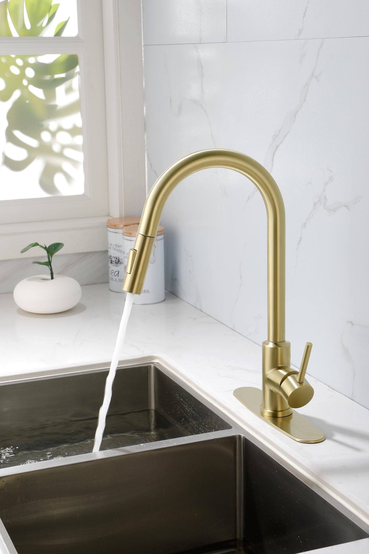 Kitchen Faucet with Pull Down Sprayer