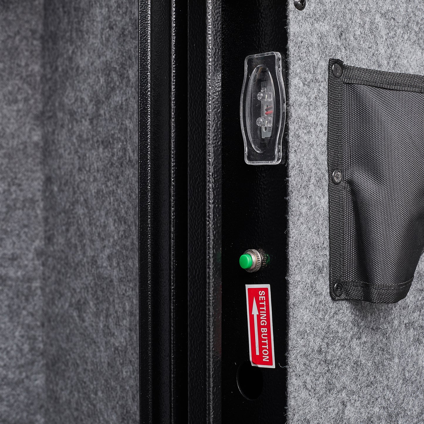 Quick Access Gun Safe with Adjustable Storage Options and Enhanced Security