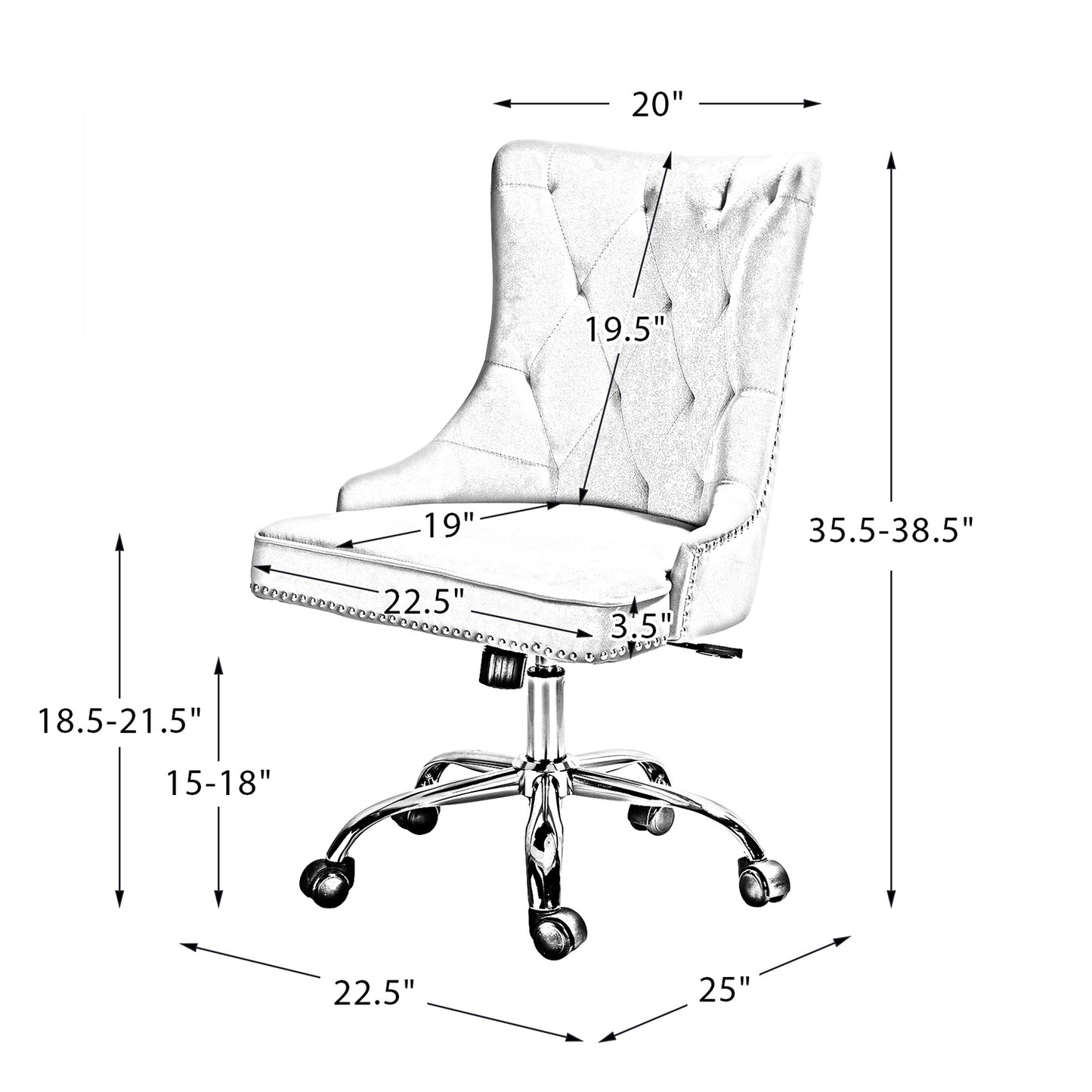 Lisa Task Chair-BLUE