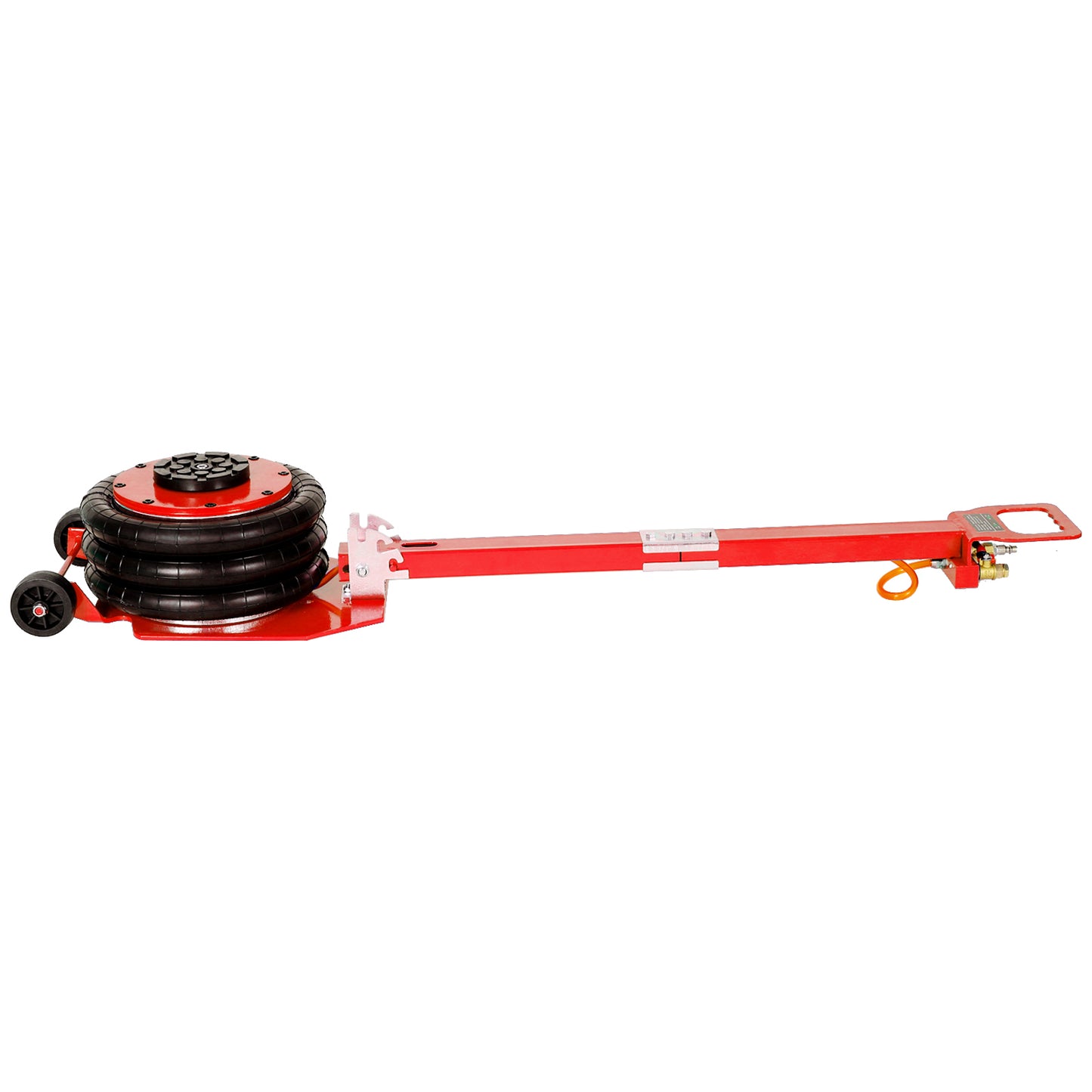 3T Triple Bag Air Jack ,Pneumatic Jack 3 bag ,lifting 16in capacity  6600lbs,easy-collapsing Terrain,Red color