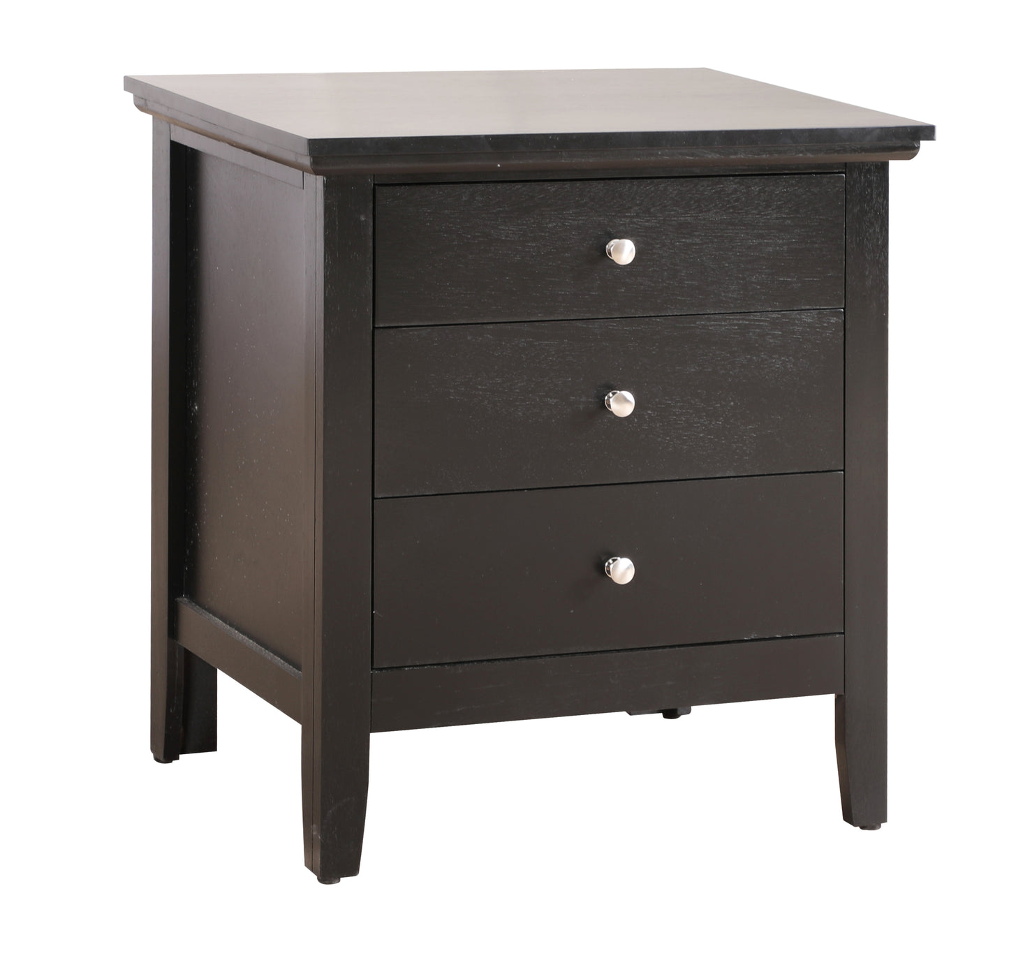 Hammond G5450-N 3 Drawer Nightstand , Black