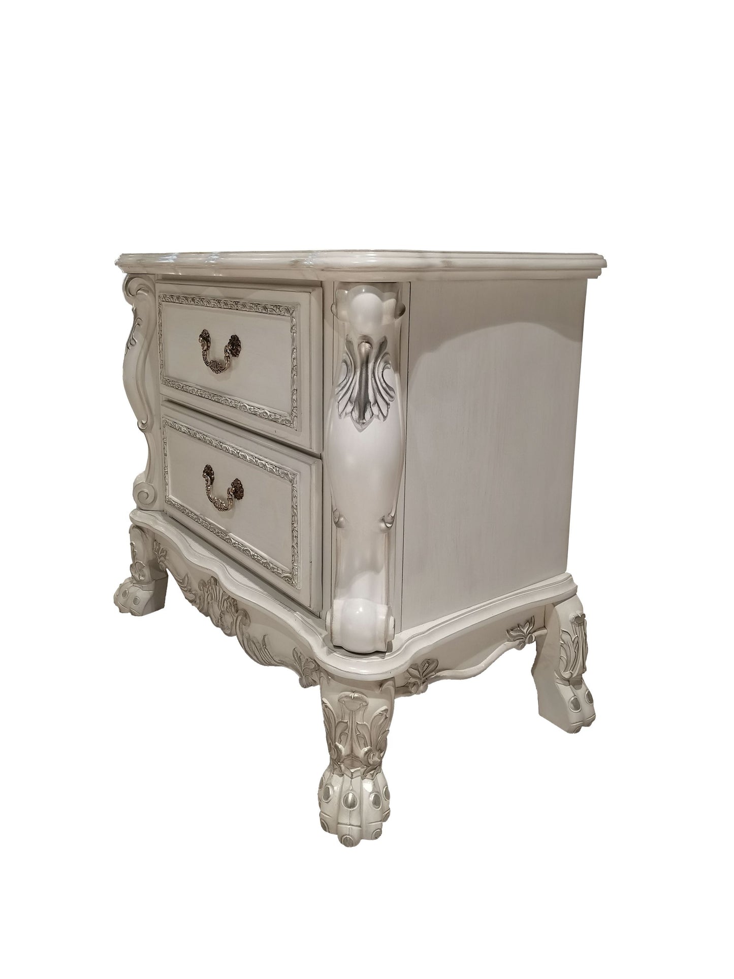 Dresden II NIGHTSTAND PU & White Finish BD01675