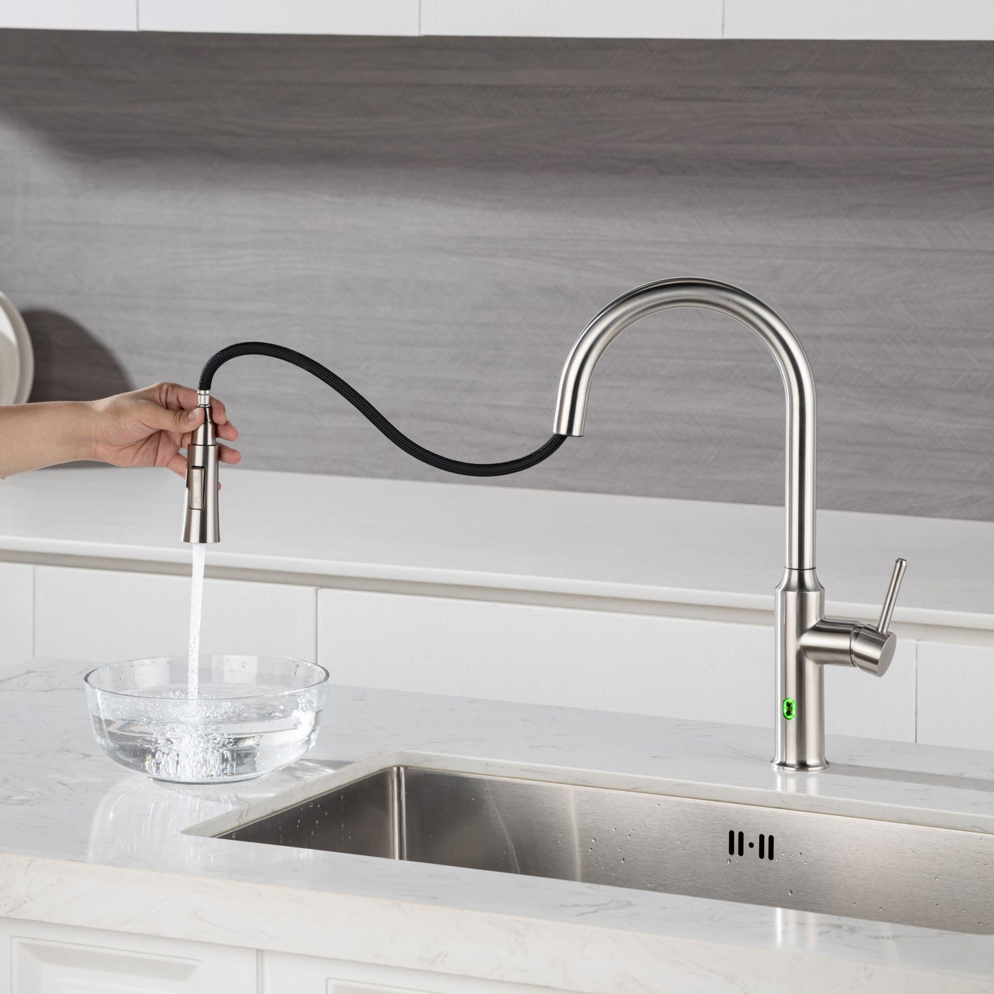 Rainlex Pull Down Touchless Kitchen Faucet