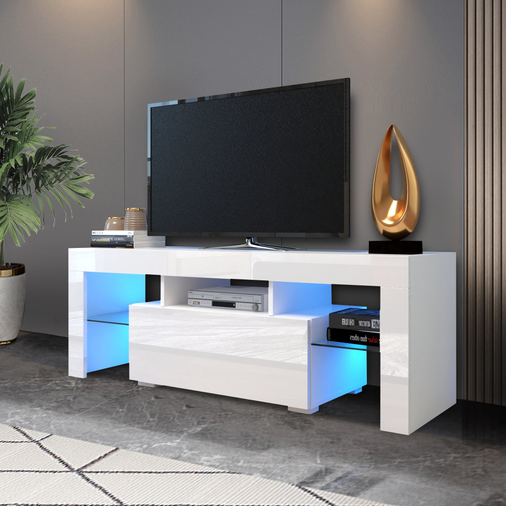 Modern LED Entertainment TV Stand with Elegant Design