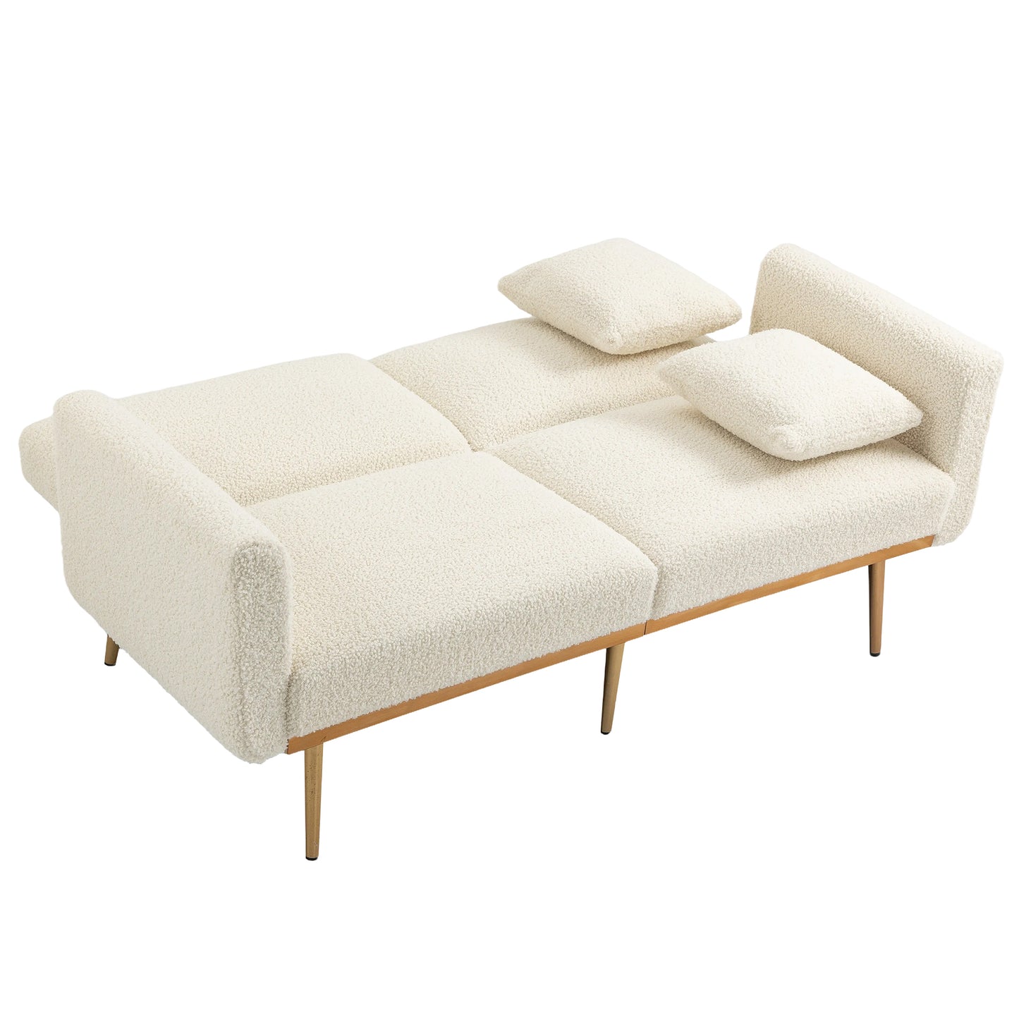 Velvet  Sofa , Accent sofa .loveseat sofa with metal  feet