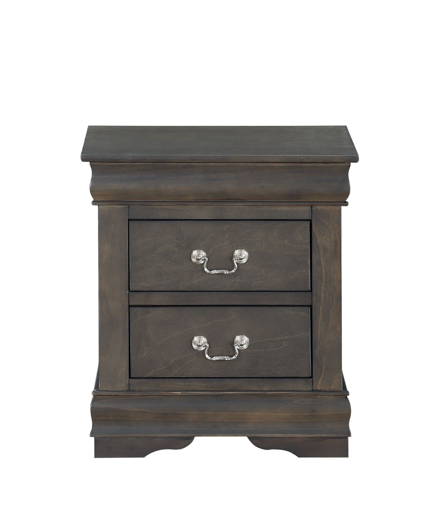 Louis Philippe Nightstand in Dark Gray 26793