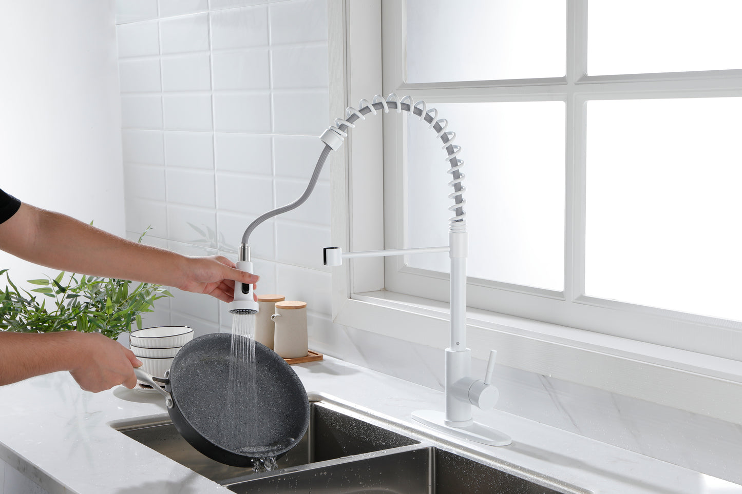 Kitchen Faucet with Pull Out Spraye