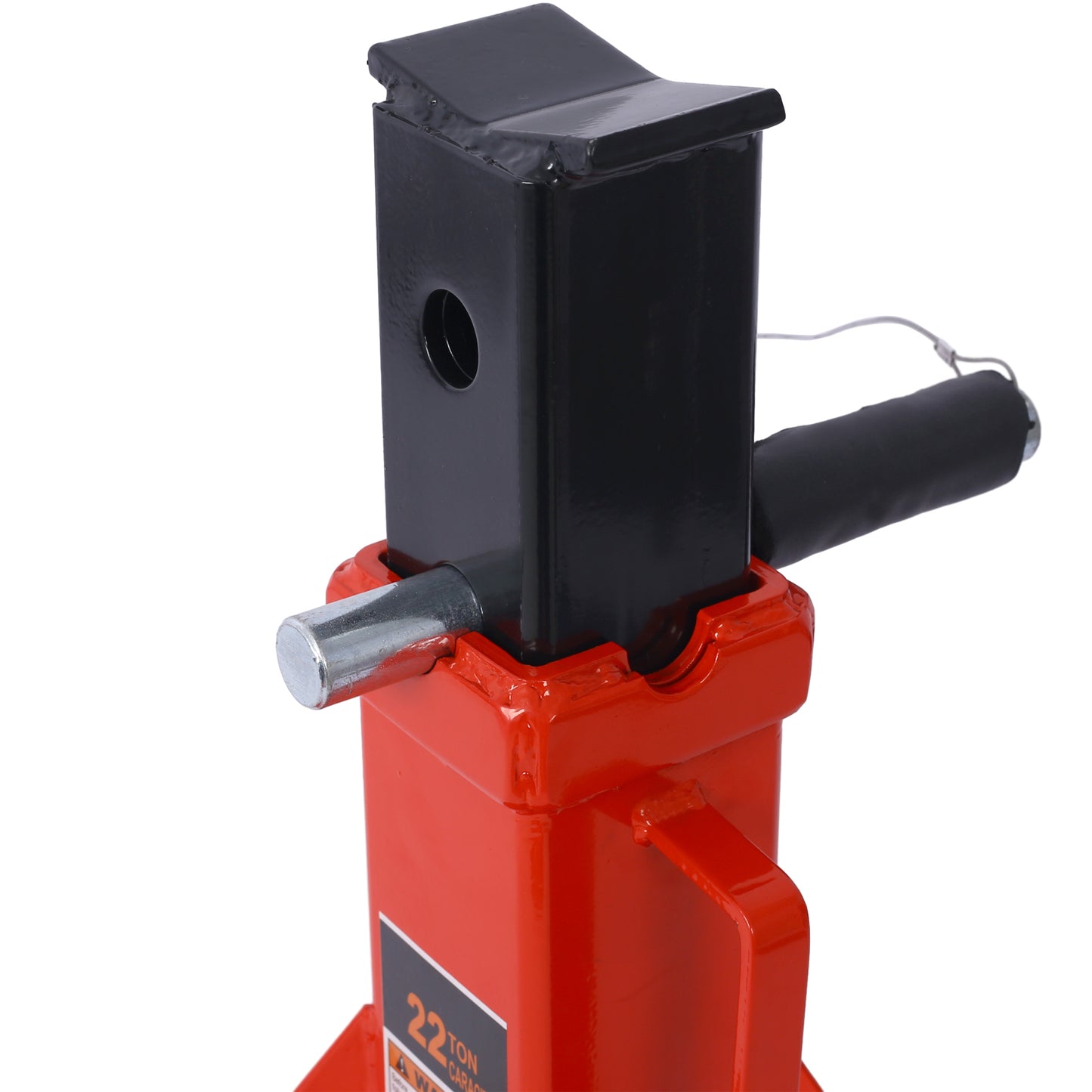 Heavy Duty Pin Type Professional Car Jack Stand with Lock, 22 Ton (44,000 lb) Capacity, Red, 1 Pair