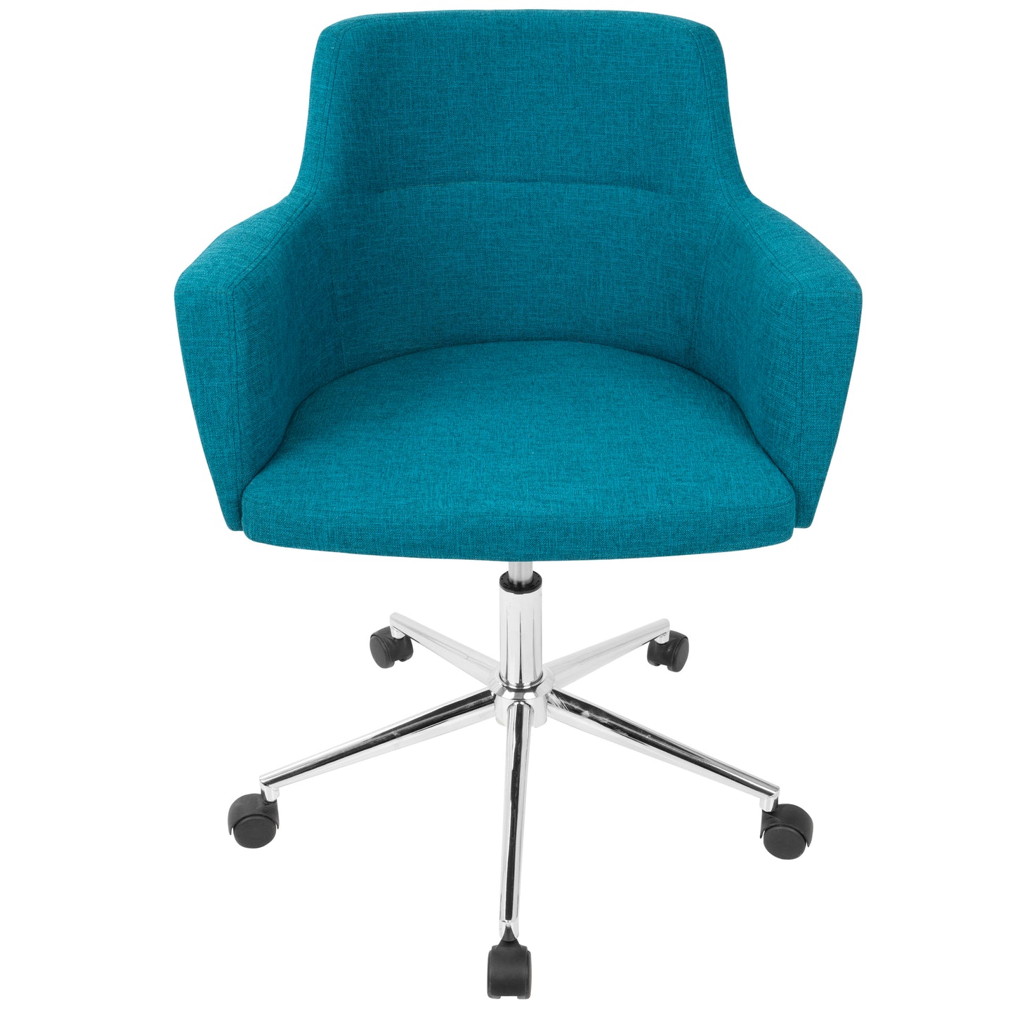 Andrew Contemporary Adjustable Office Chair in Teal by LumiSource