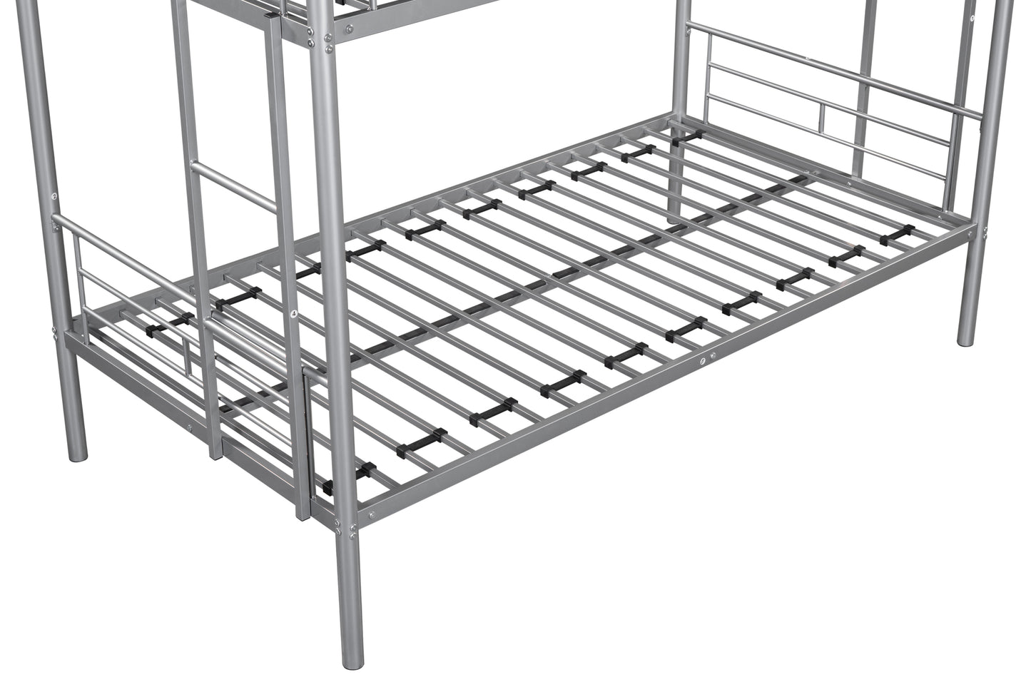 Robust Twin Metal Bunk Bed with Silent Design