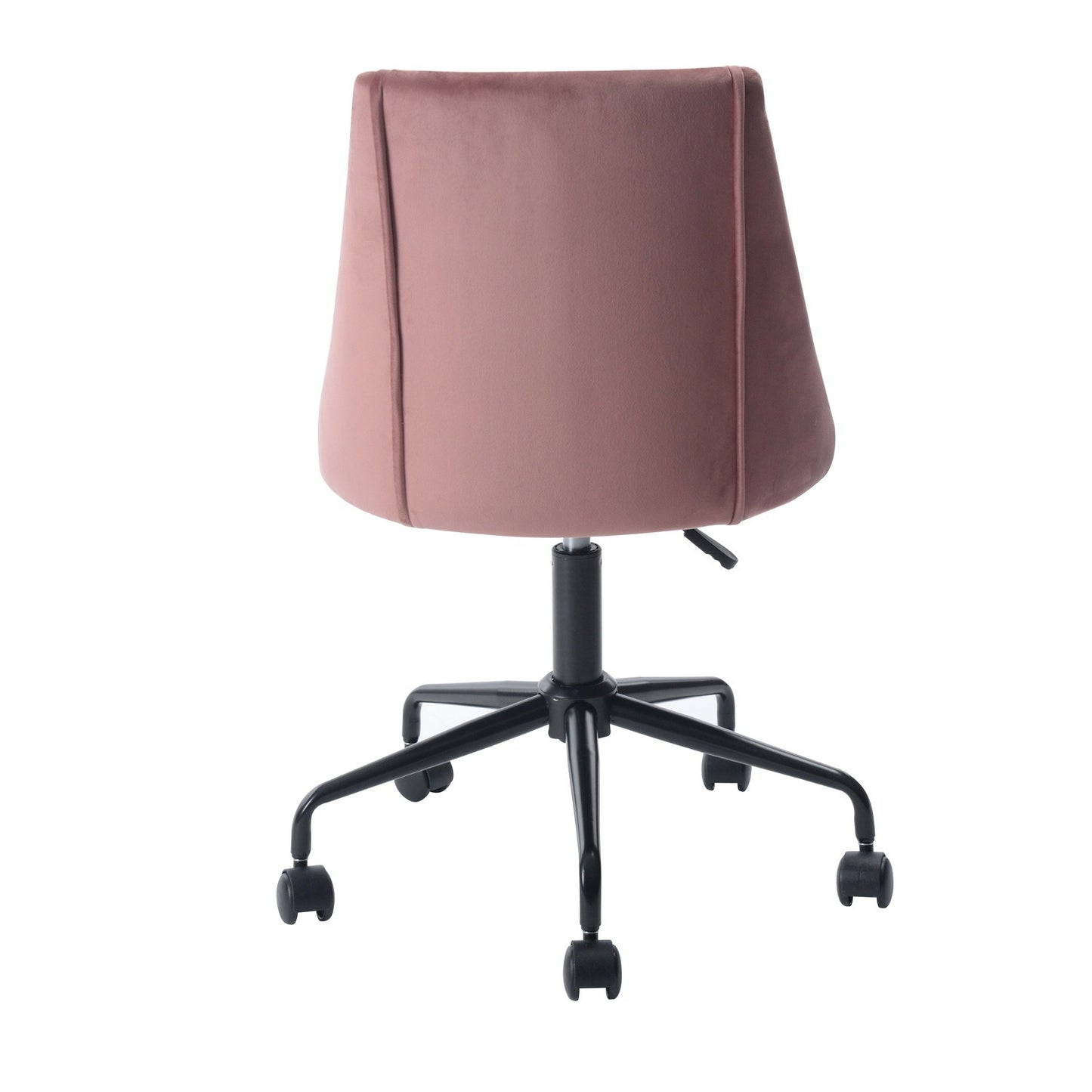 Velvet Upholstered Task Chair/ Home Office Chair - Rose