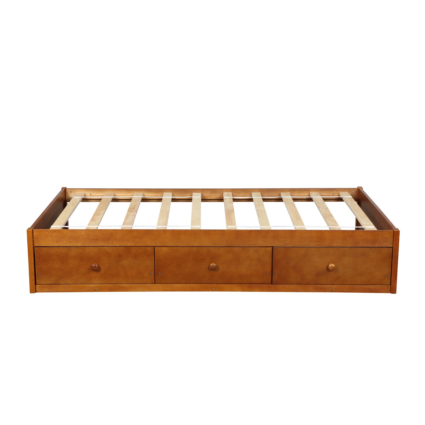 Twin Size Platform Storage Bed with 3 Drawers