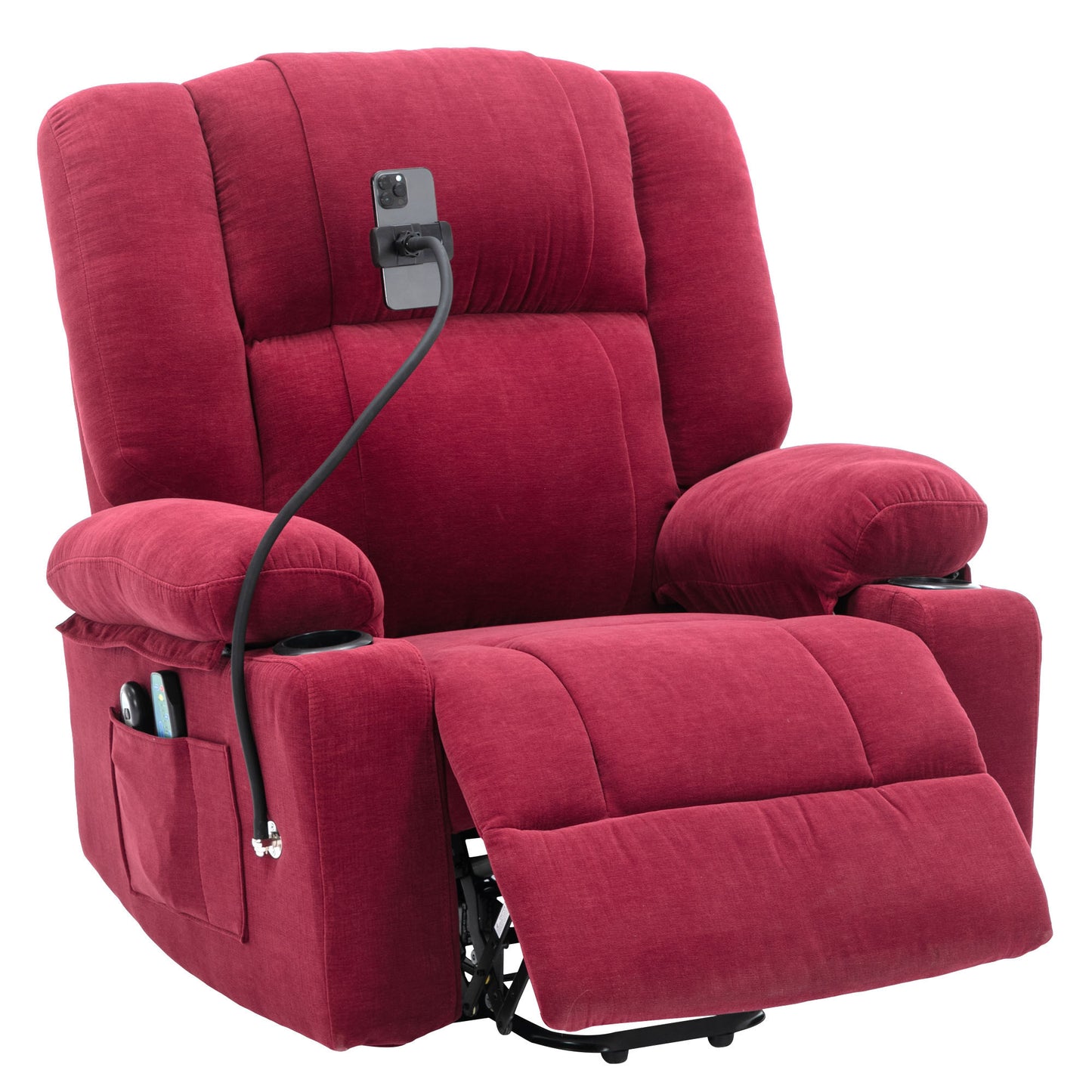 Ultimate Comfort Power Lift Recliner Chair with Massage, Heating, and Remote Control