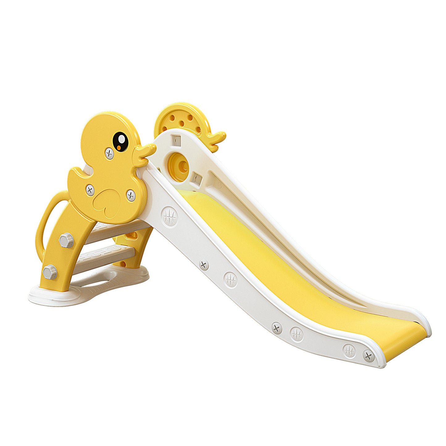 Toddler Slide with Pet Duck Design for Indoor and Outdoor Use