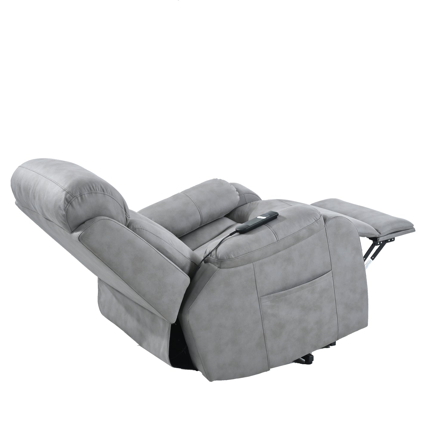 Elderly-Friendly Light Gray Electric Power Lift Recliner Chair