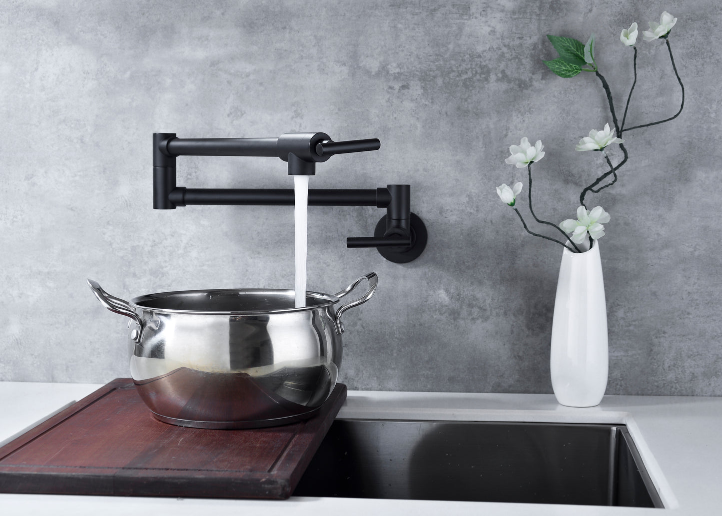 Pot Filler Faucet Wall Mount