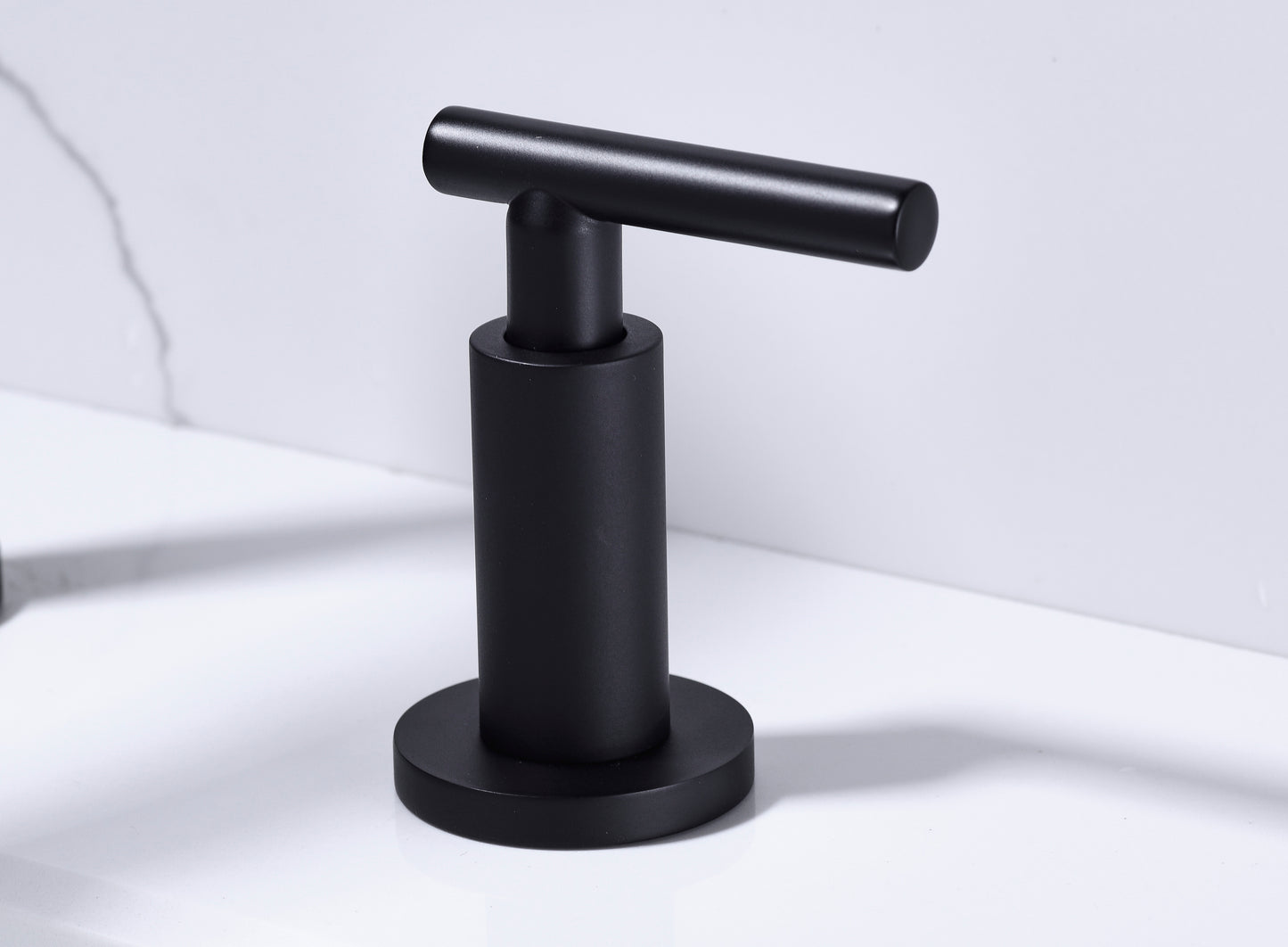 Elegantly Crafted Matte Black Bathroom Sink Faucet with Rotatable Spout