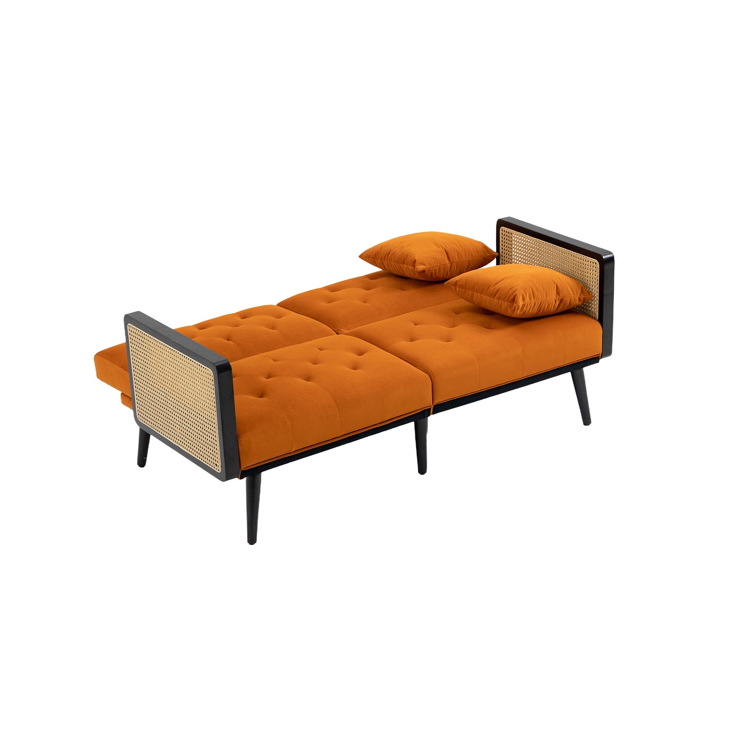 Velvet  Sofa , Accent sofa .loveseat sofa with metal  feet