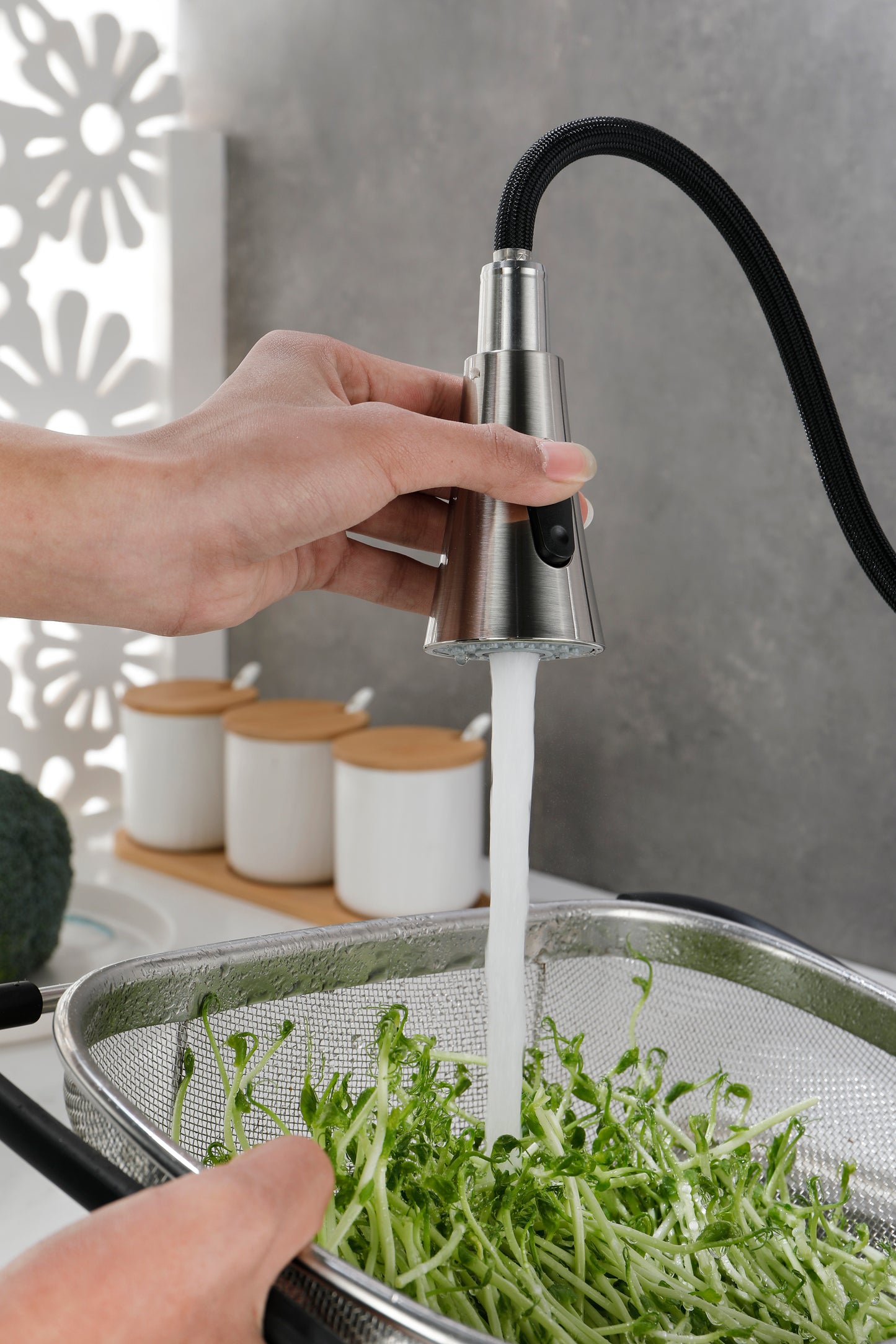 Kitchen Faucet with Pull Out Spraye