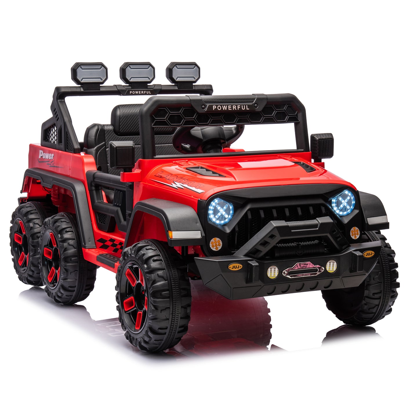 24V Ride On Large Pickup Truck Car for Kids with Remote Control and Bluetooth Music