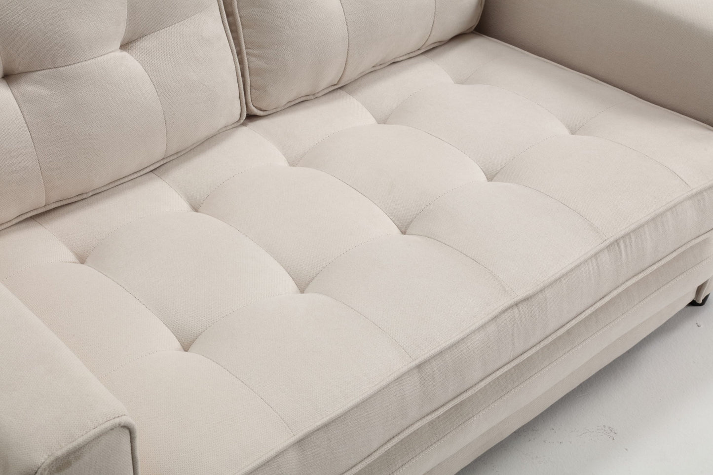 Convertible 3 Fold Sleeper Sofa Bed with Side Storage Bags