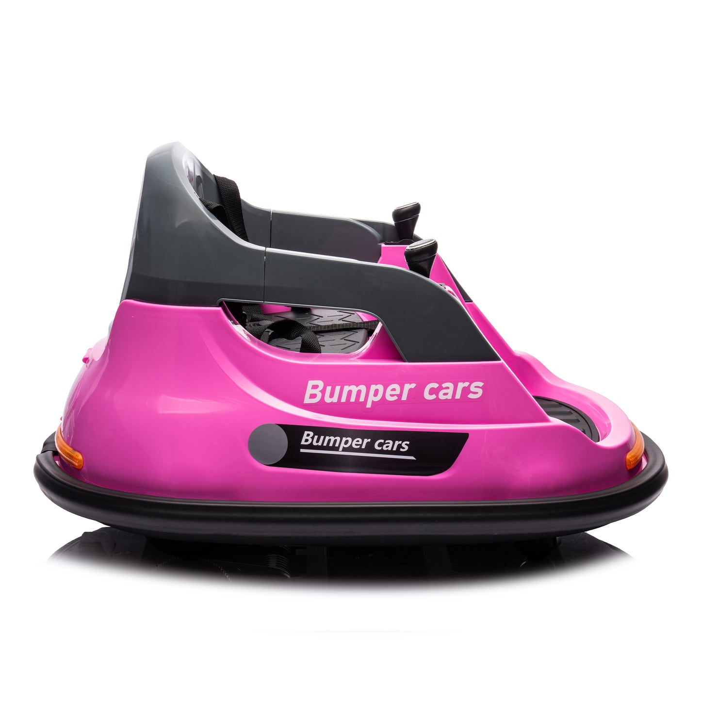 12V Pink Bumper Car with Remote Control and LED Lights