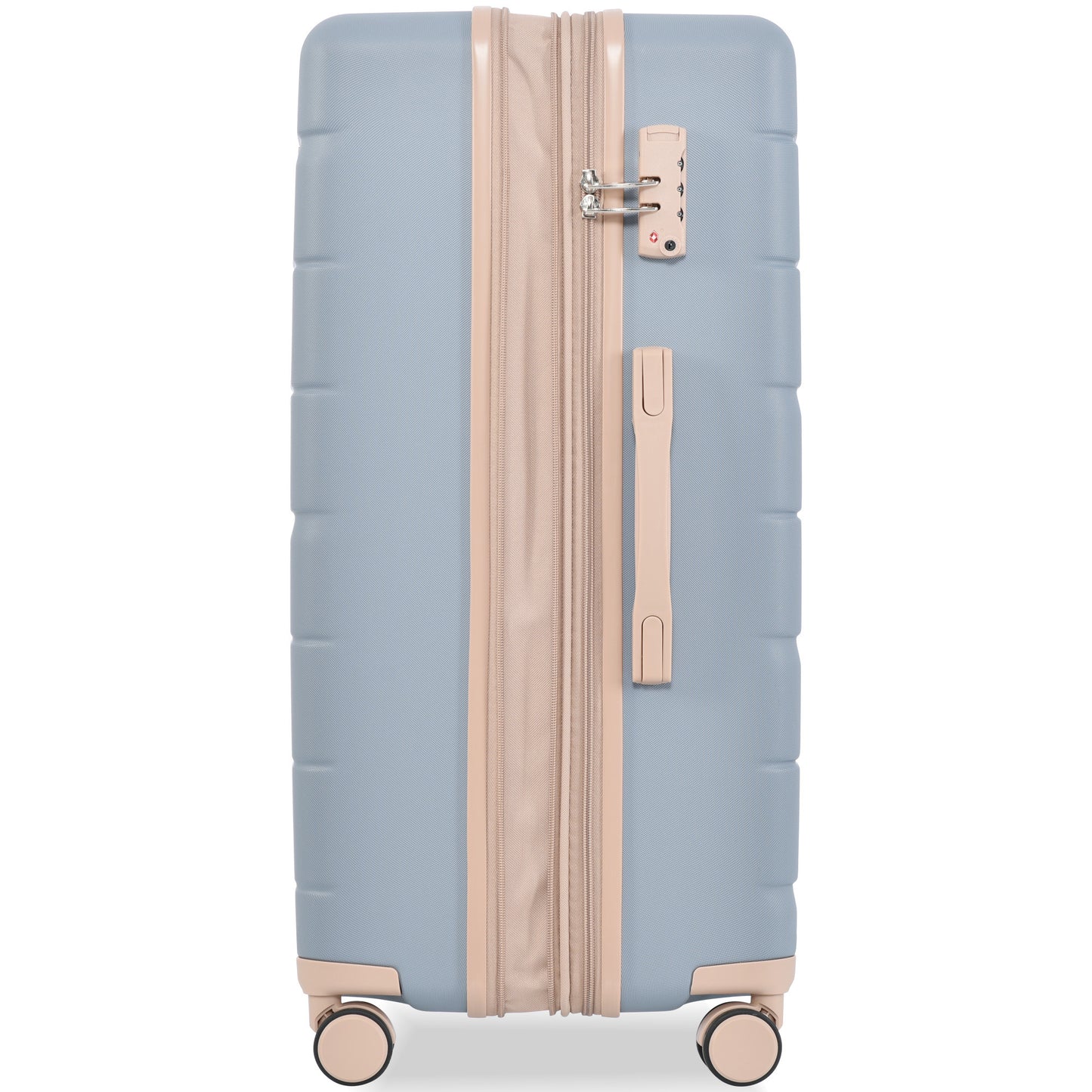 Luggage Sets 3 Piece Suitcase Set 20/24/28,Carry on Luggage Airline Approved,Hard Case with Spinner Wheels,Light Blue