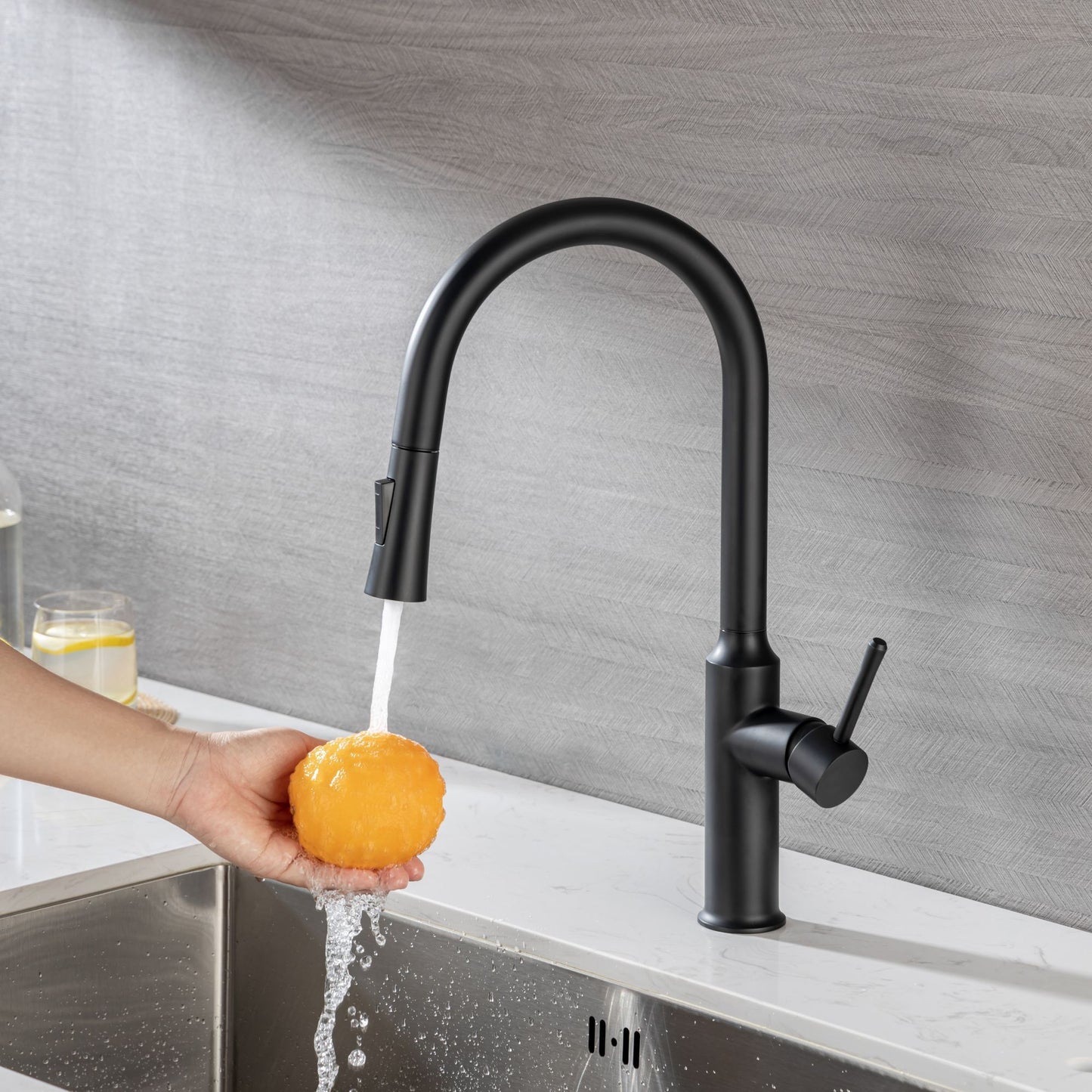 Rainlex Pull Down Kitchen Faucet