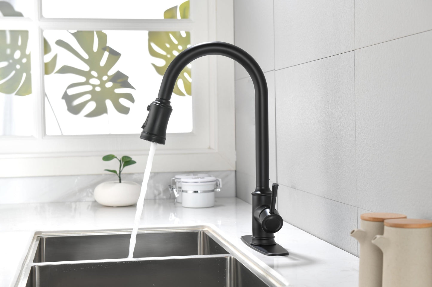 Touch Kitchen Faucet with Pull Down Sprayer