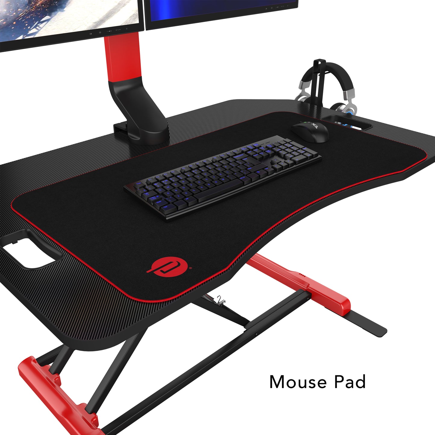 Dardashti Gaming Riser in Red and Black