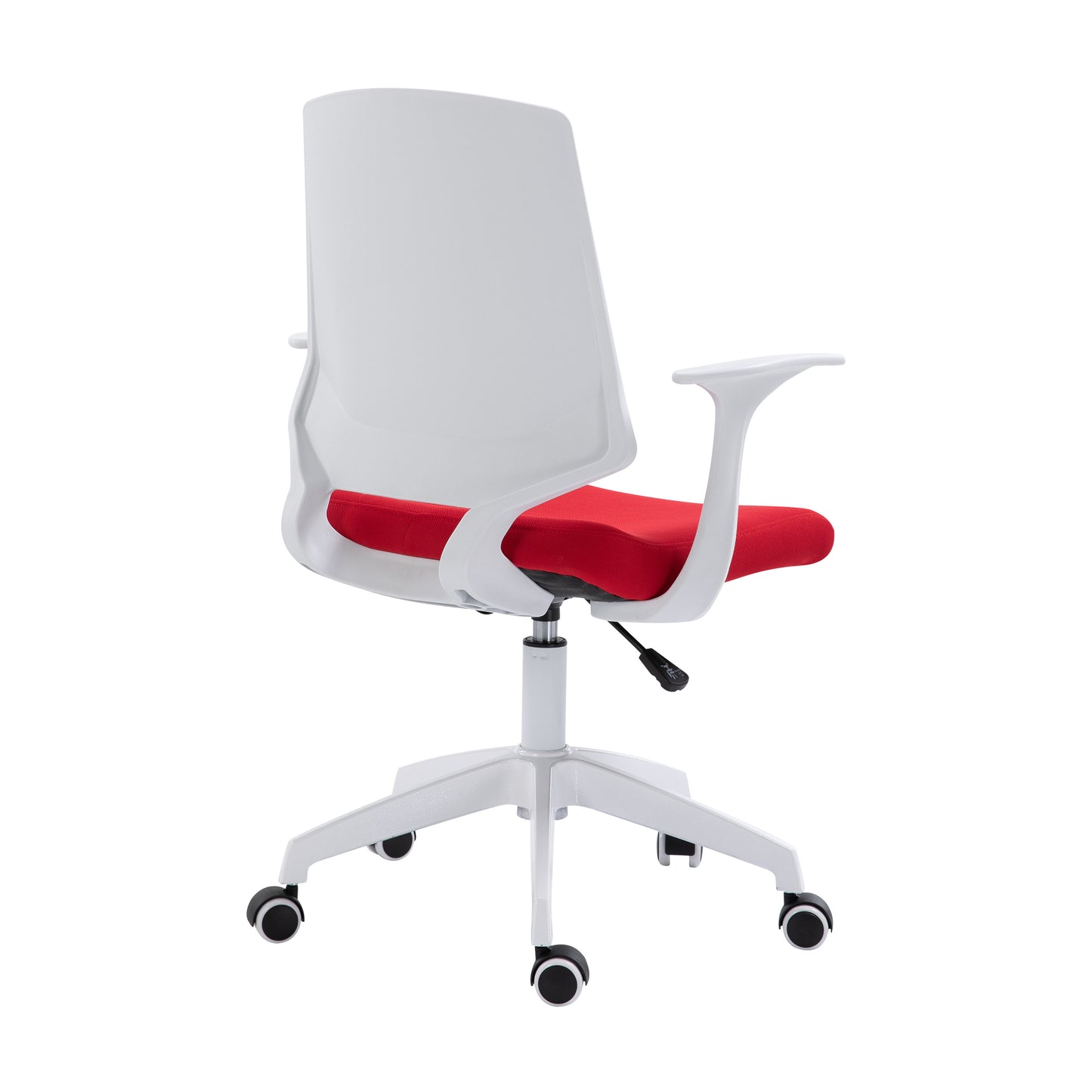 Height Adjustable Mid Back Office Chair, Red