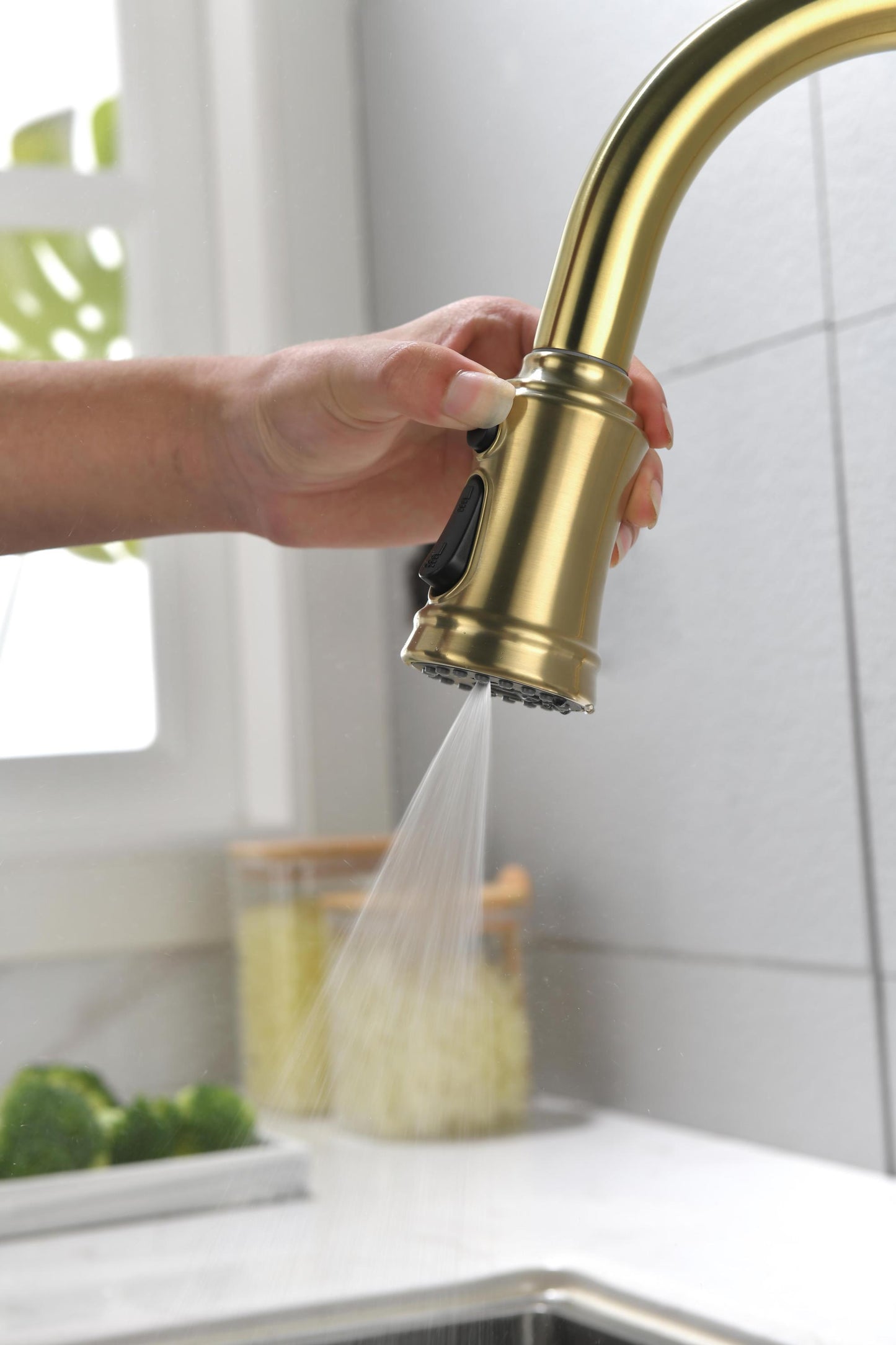 Touch Kitchen Faucet with Pull Down Sprayer