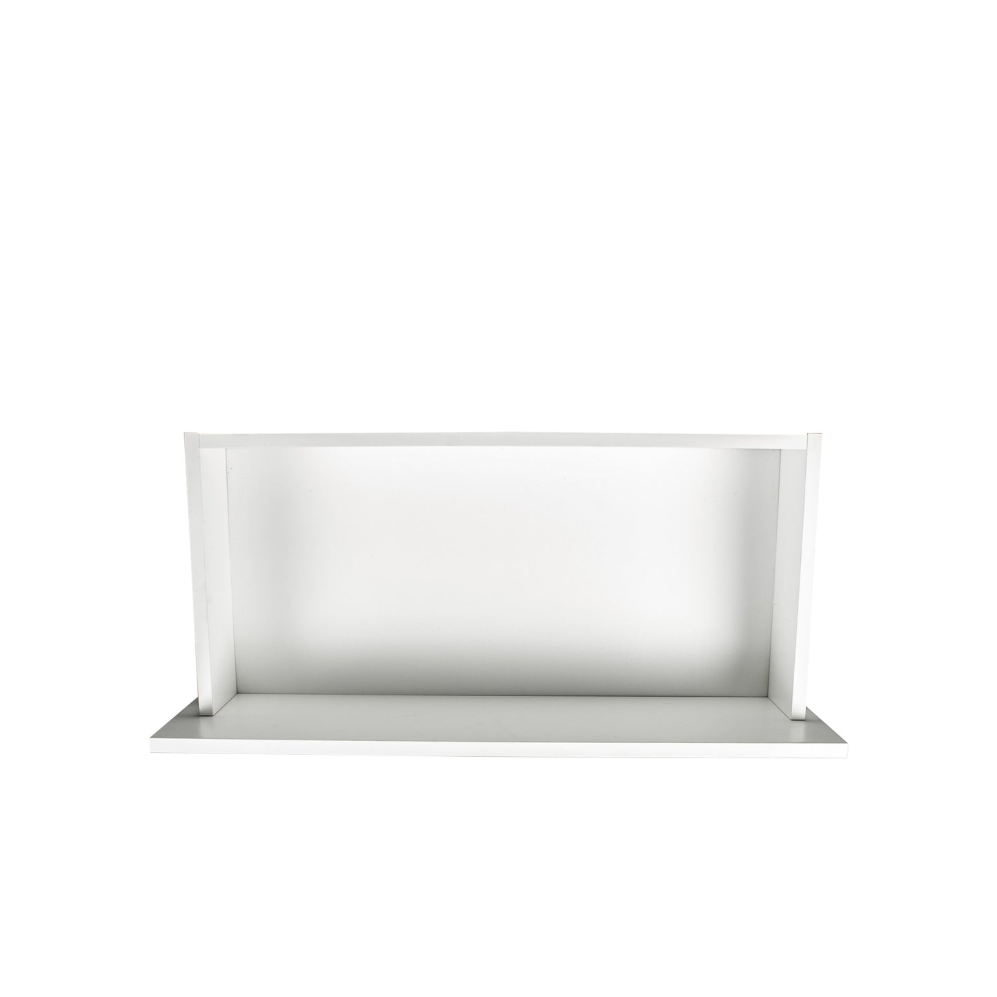 Contemporary White Gloss TV Stand with 80-inch LED Lights and Remote Control