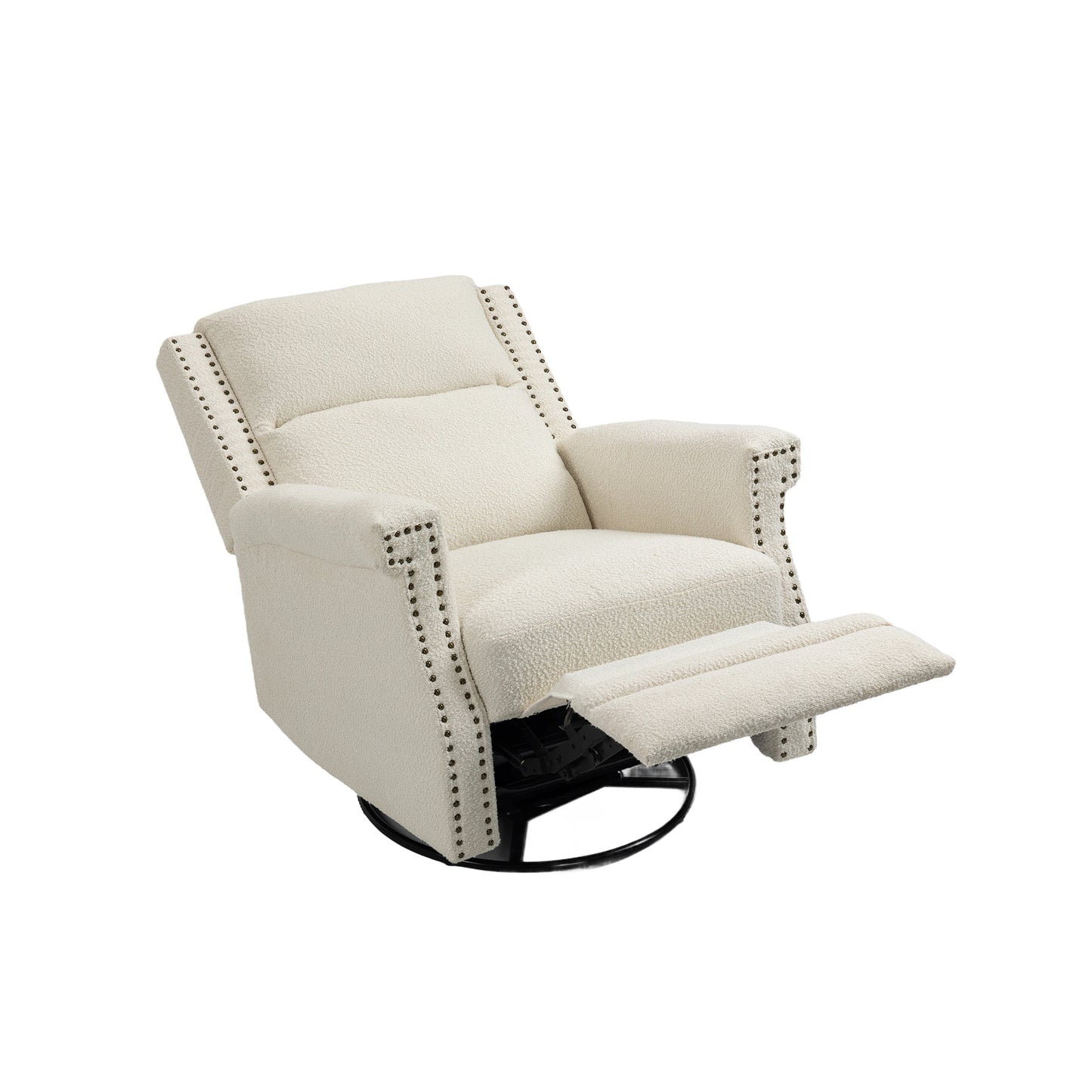 360 Degree Swivel Recliner Chair with Rocking and Reclining Capabilities