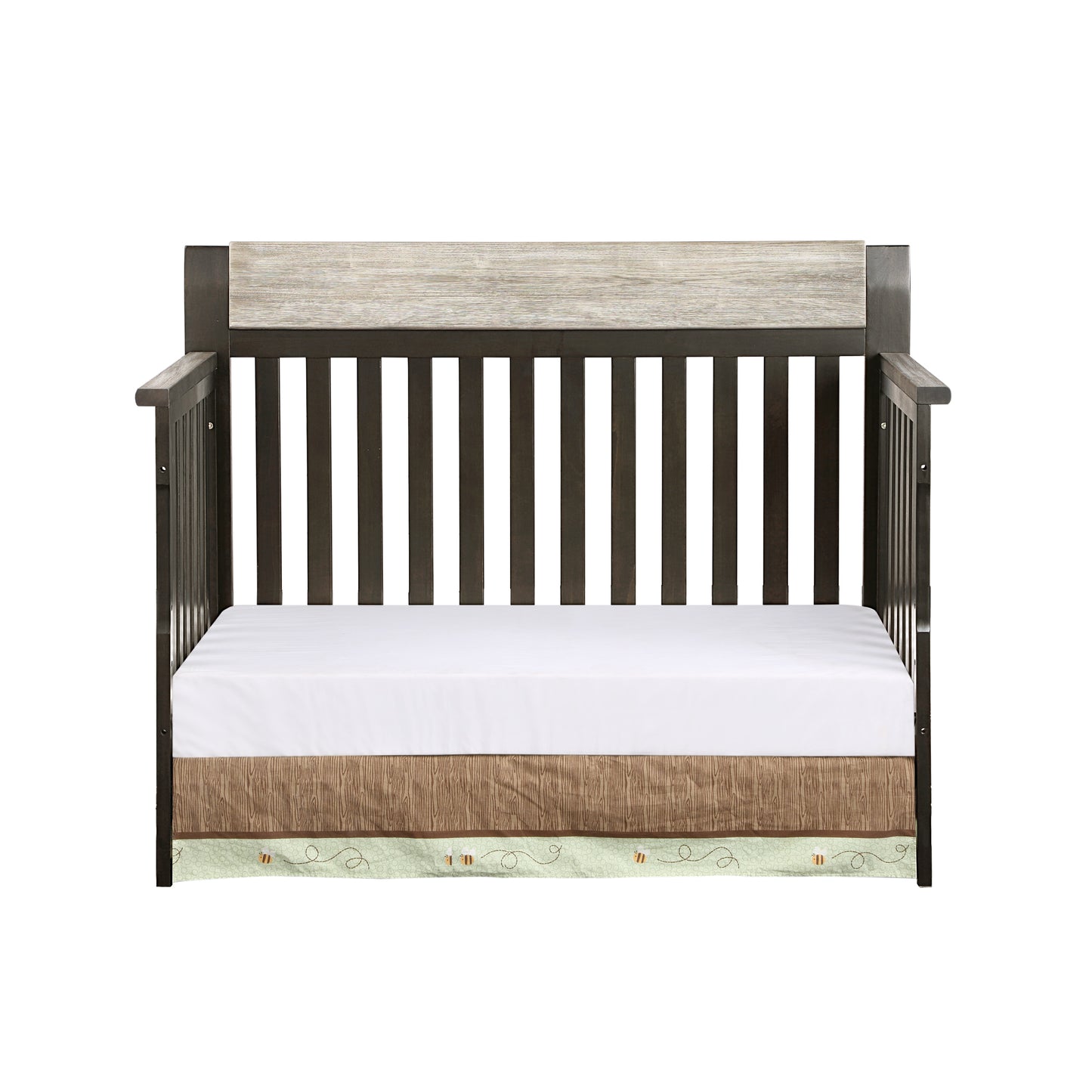 Hayes 4-in-1 Convertible Crib Coffee/Weathered Stone