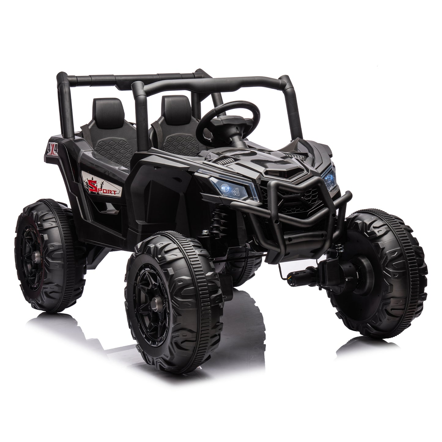 Ultimate Adventure 24V Ride-On UTV Car for Two Kids with Remote Control and Safety Belts